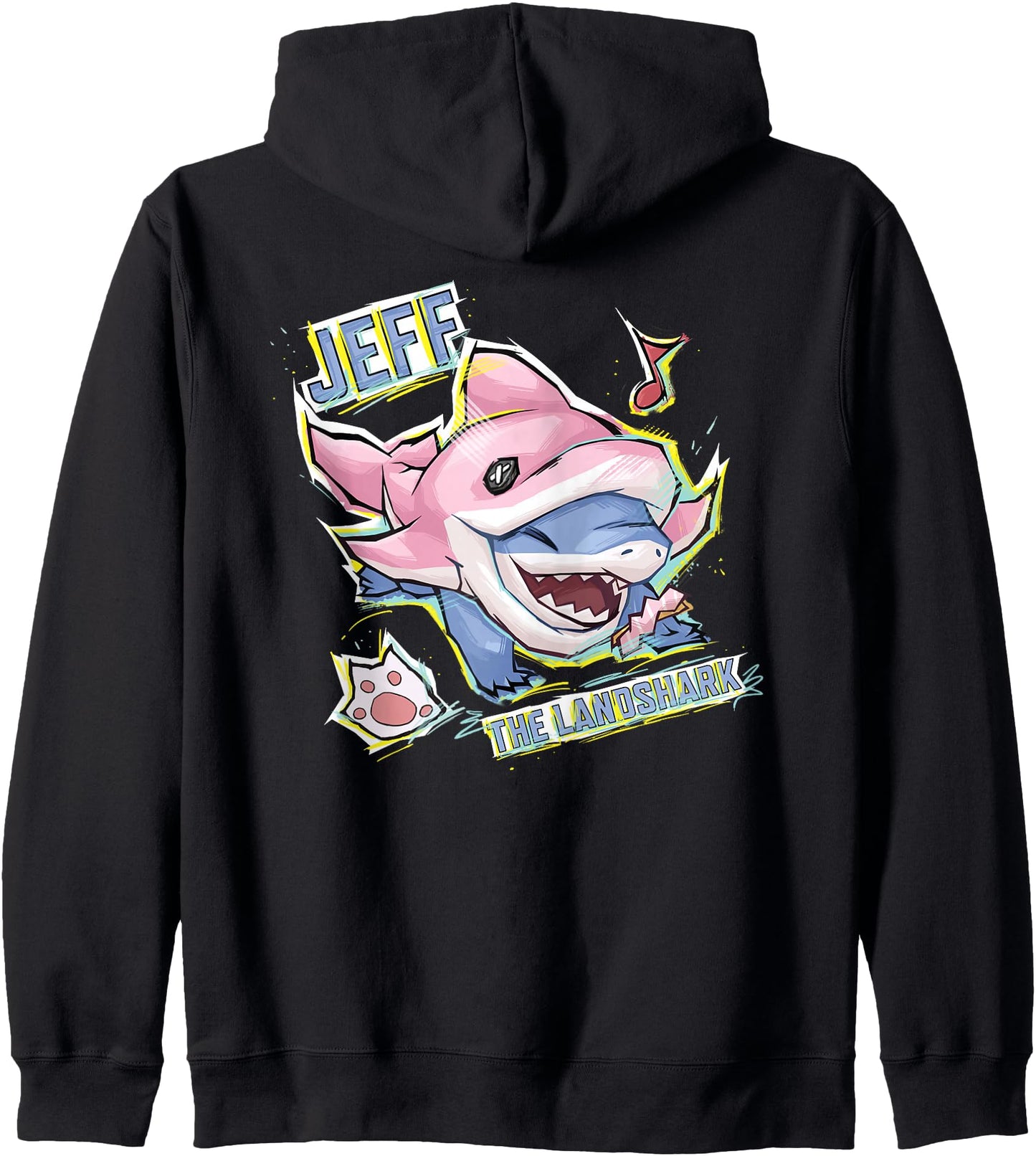 Marvel Rivals PVP Jeff the Land Shark Incognito Dolphin Skin Zip Hoodie
