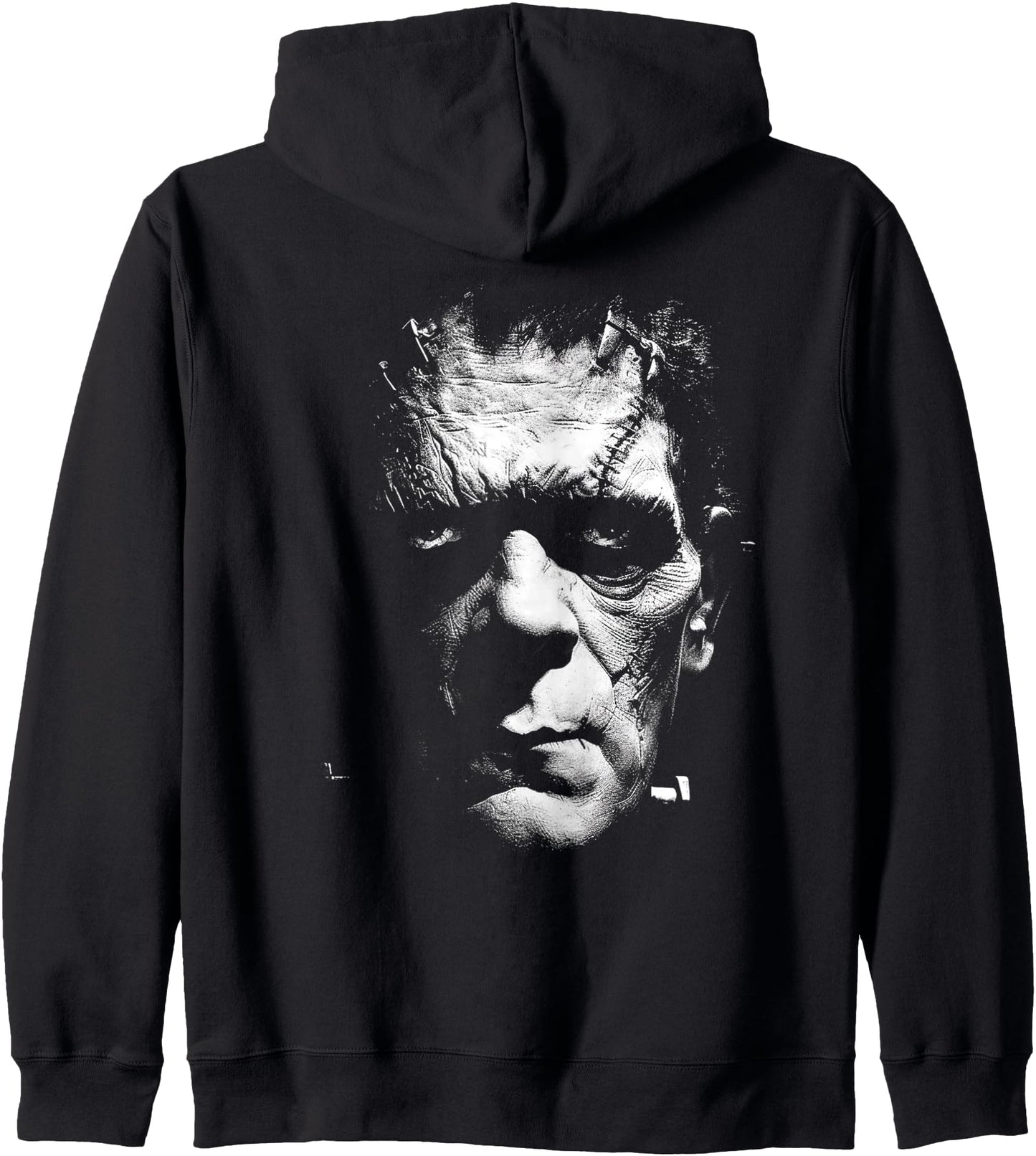 Frankenstein Portrait Classic Halloween Monster Horror Movie Zip Hoodie