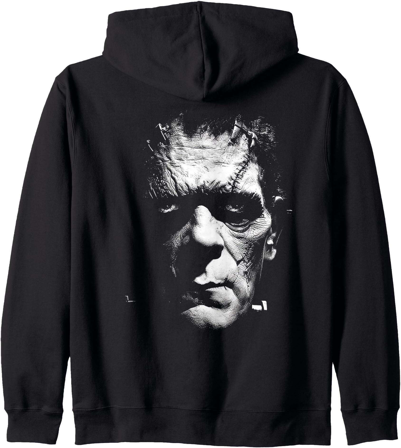 Frankenstein Portrait Classic Halloween Monster Horror Movie Zip Hoodie