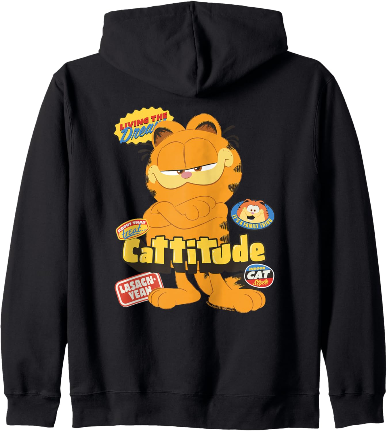 Garfield Cattitude Zip Hoodie