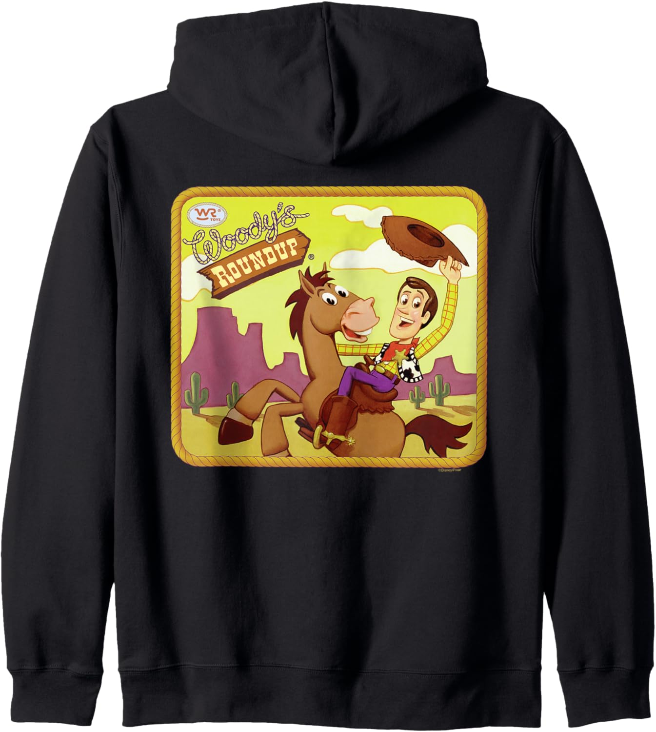 Disney and Pixar's Toy Story Woody's Roundup Vintage TV Show Zip Hoodie