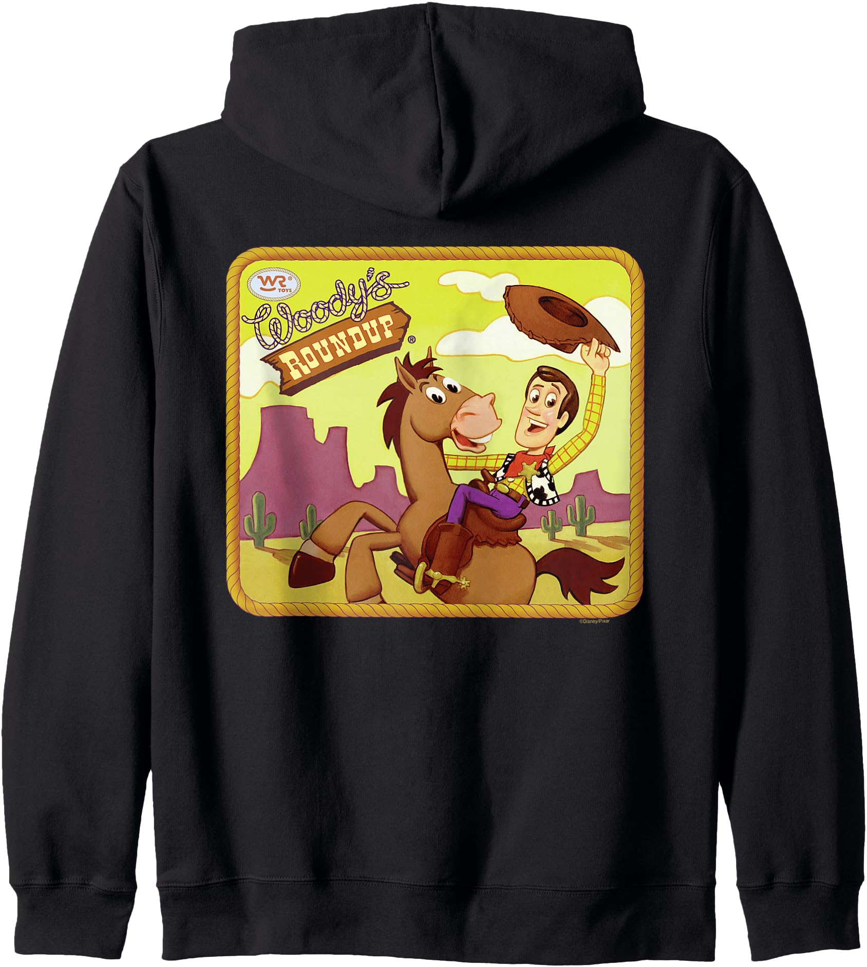 Disney and Pixar's Toy Story Woody's Roundup Vintage TV Show Zip Hoodie