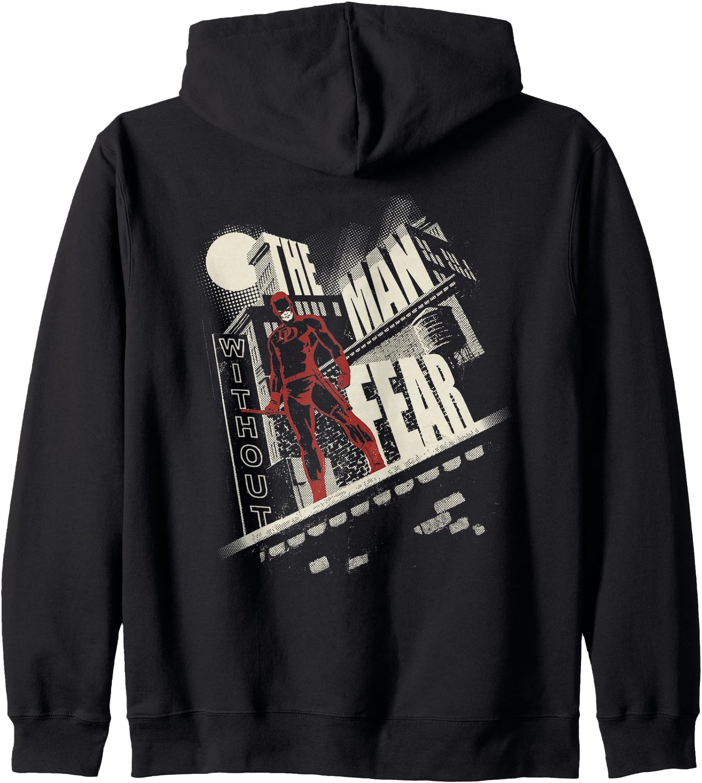 Marvel Daredevil The Man Without Fear Night Rooftop Noir Zip Hoodie