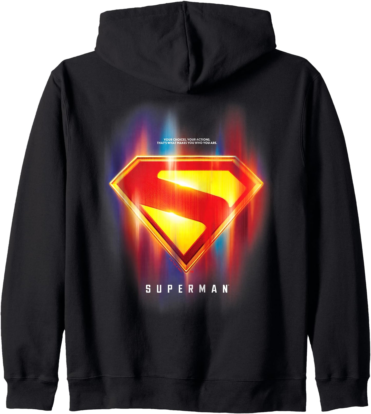 Superman (2025) Glowing Shield Choices Zip Hoodie