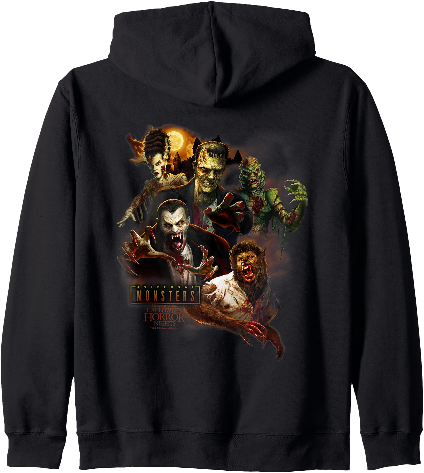 Halloween Horror Nights Universal Monsters Zip Hoodie