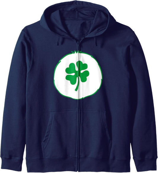 Care Bears Halloween Good Luck Bear Shamrock Belly Costume Zip Hoodie