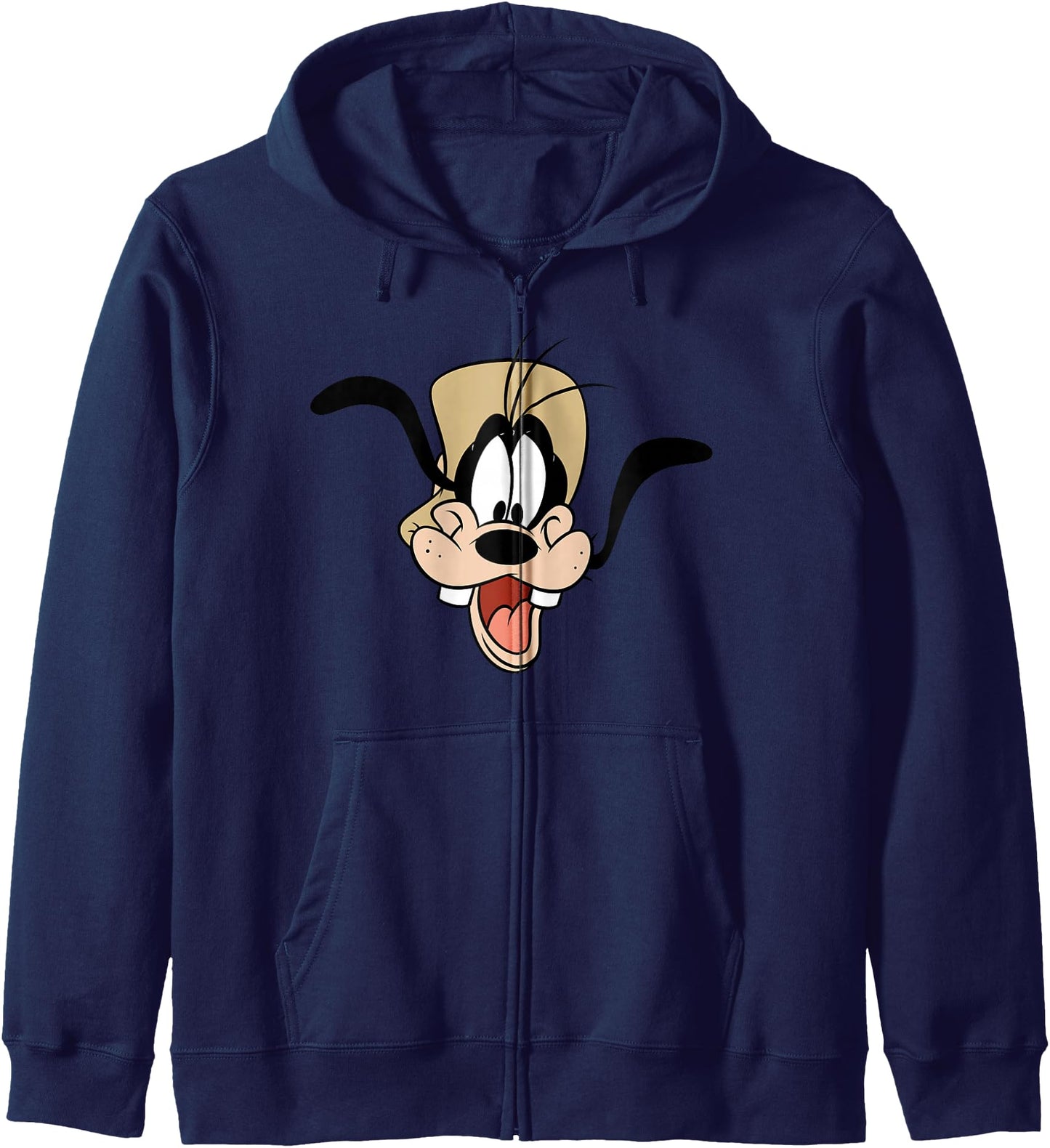 Disney A Goofy Movie 30th Anniversary Fishing Goofy Big Face Zip Hoodie