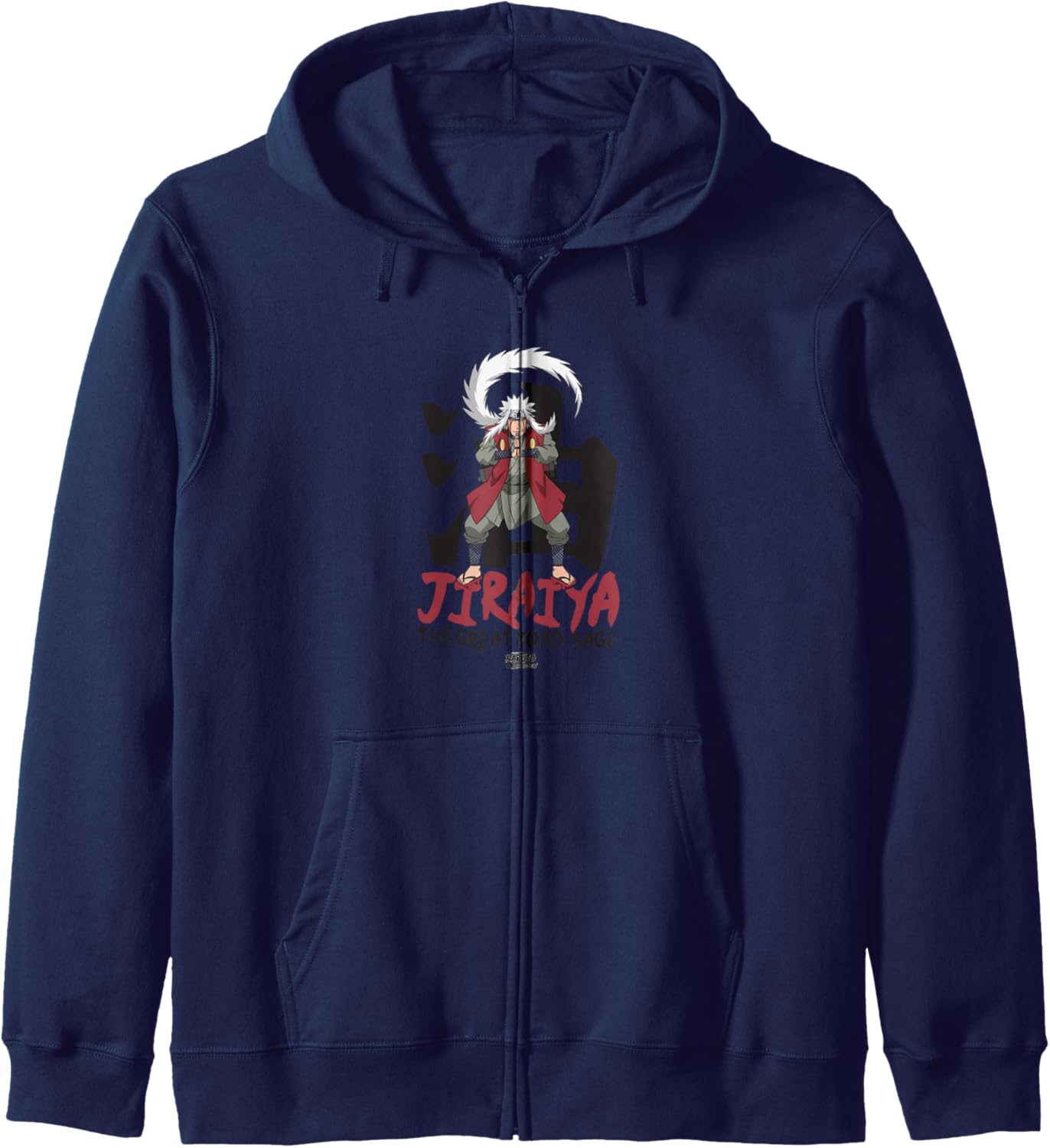 Naruto Shippuden Jiraiya Large Toad Sage with Kanji Anime Hoodie
