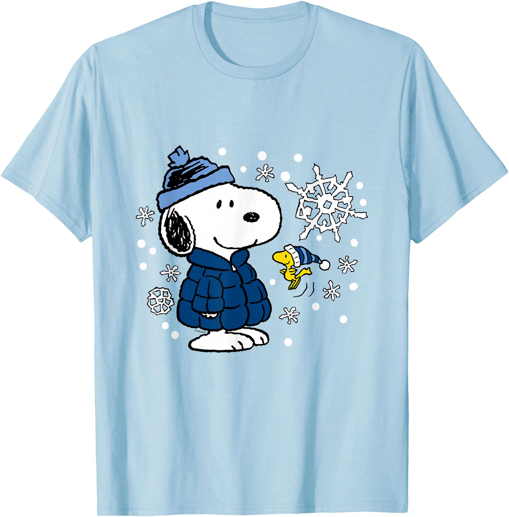 Peanuts - Snoopy Woodstock Cozy Winter Snowflakes