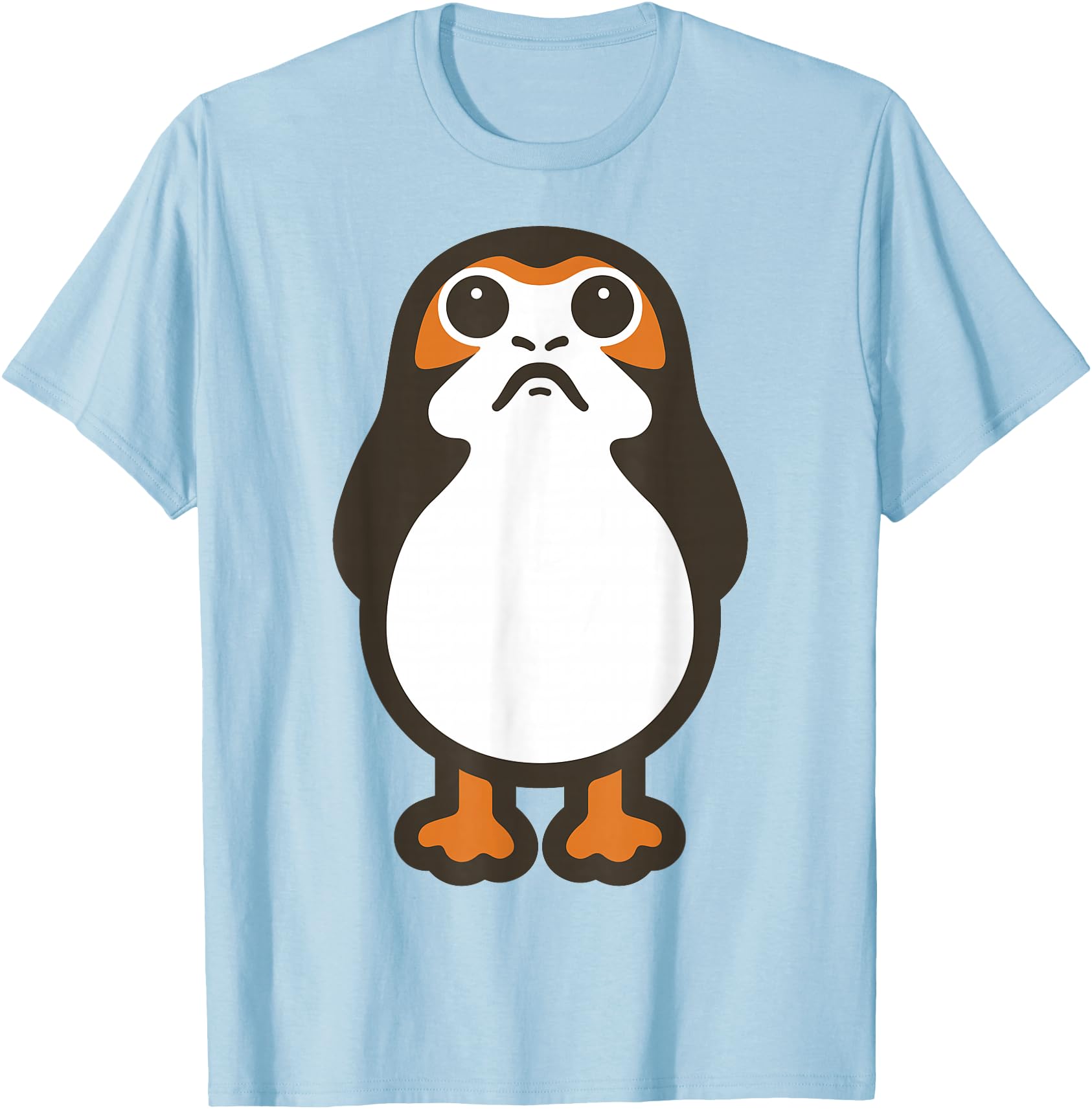 Star Wars Last Jedi Porg Cute Cartoon Graphic T-Shirt
