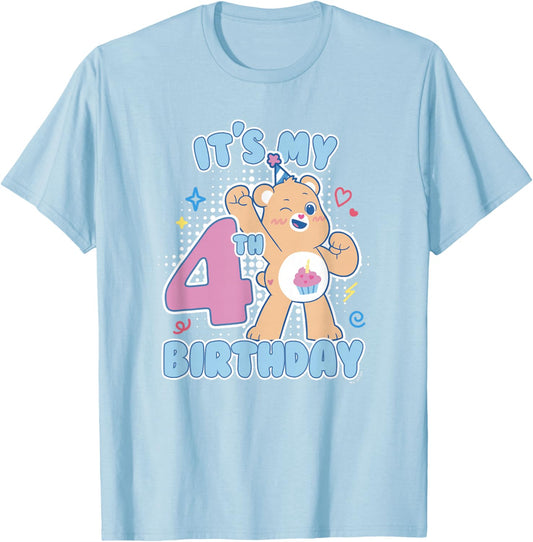 Care Bears Birthday Bear It's My 4th Birthday Cupcake Chibi