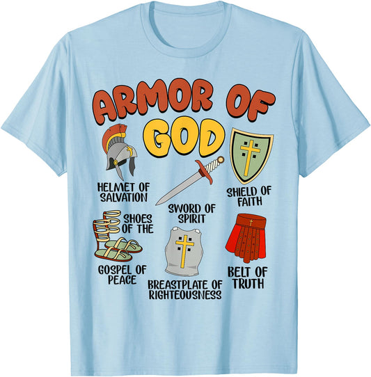 Christian Boy Armor of God Toddler Jesus Bible Verse Brother