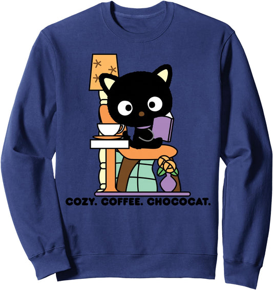 Chococat Cozy Coffee Cafe Sweatshirt