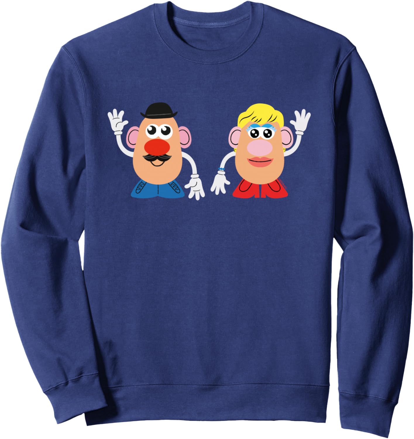 Mr Potato Head And Mrs Potato Head Wave Sweatshirt