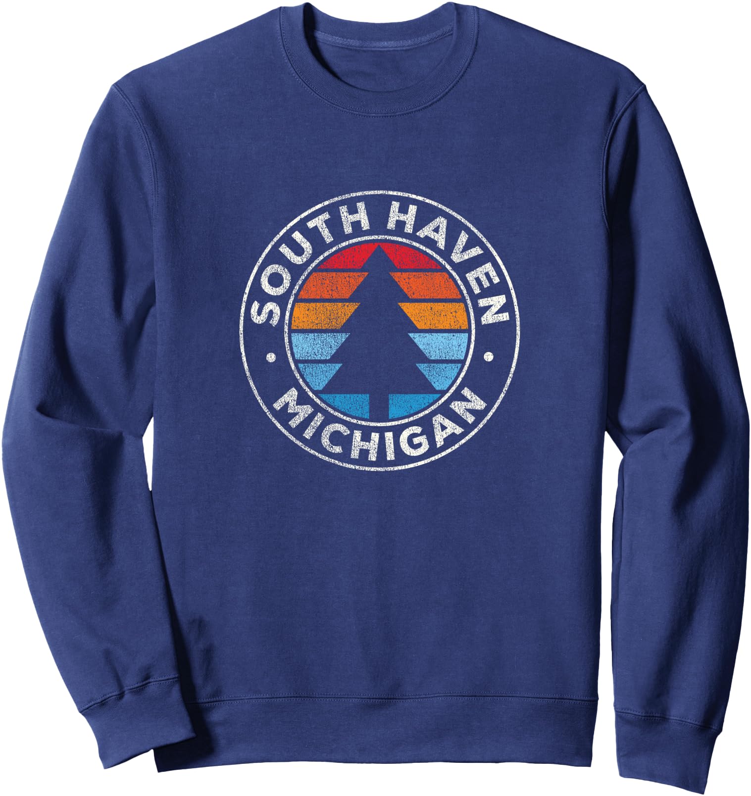 South Haven Michigan MI Vintage Graphic Retro 70s Sweatshirt