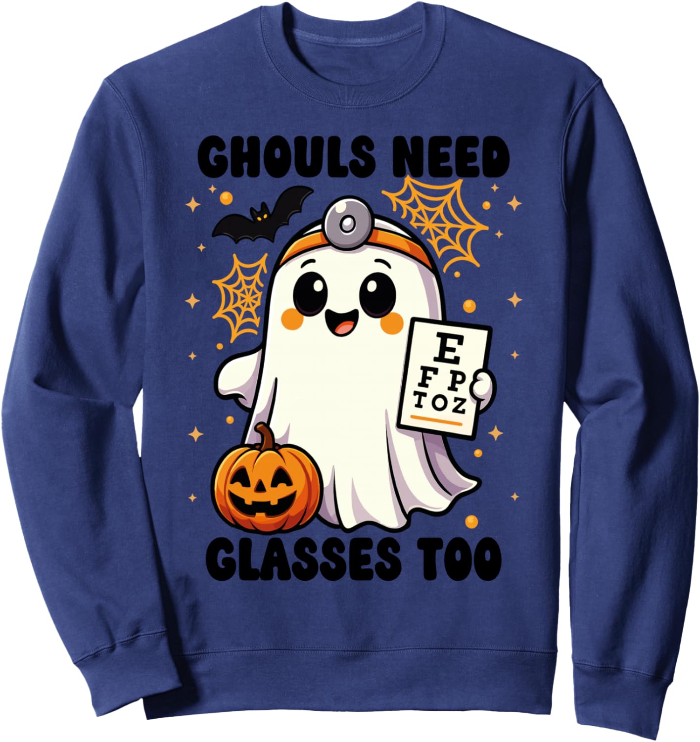 Optometry Halloween Spooky Ophthalmologist Funny Eye Doctor Sweatshirt
