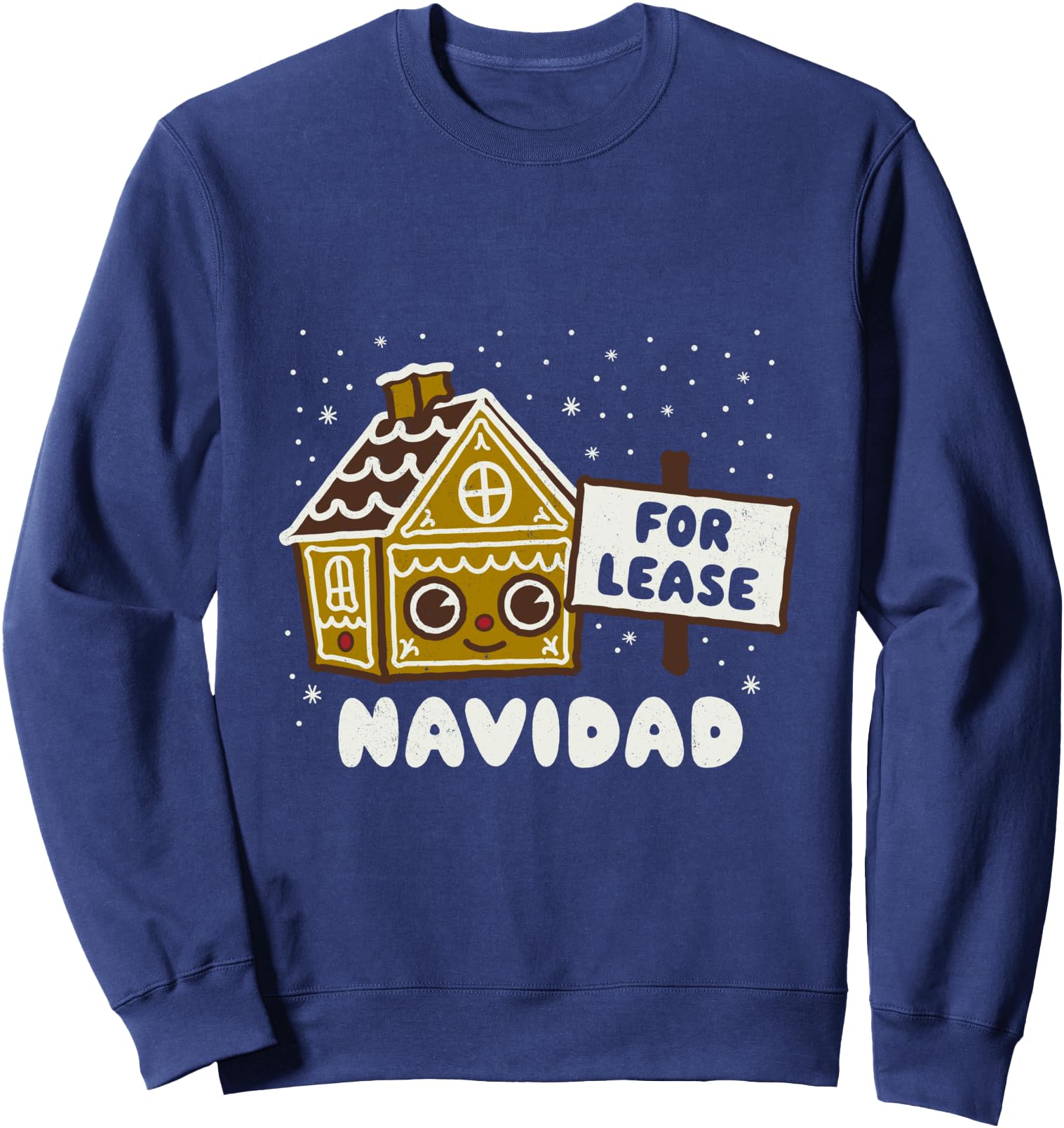 For Lease Navidad - Christmas Realtor Gingerbread House Sweatshirt
