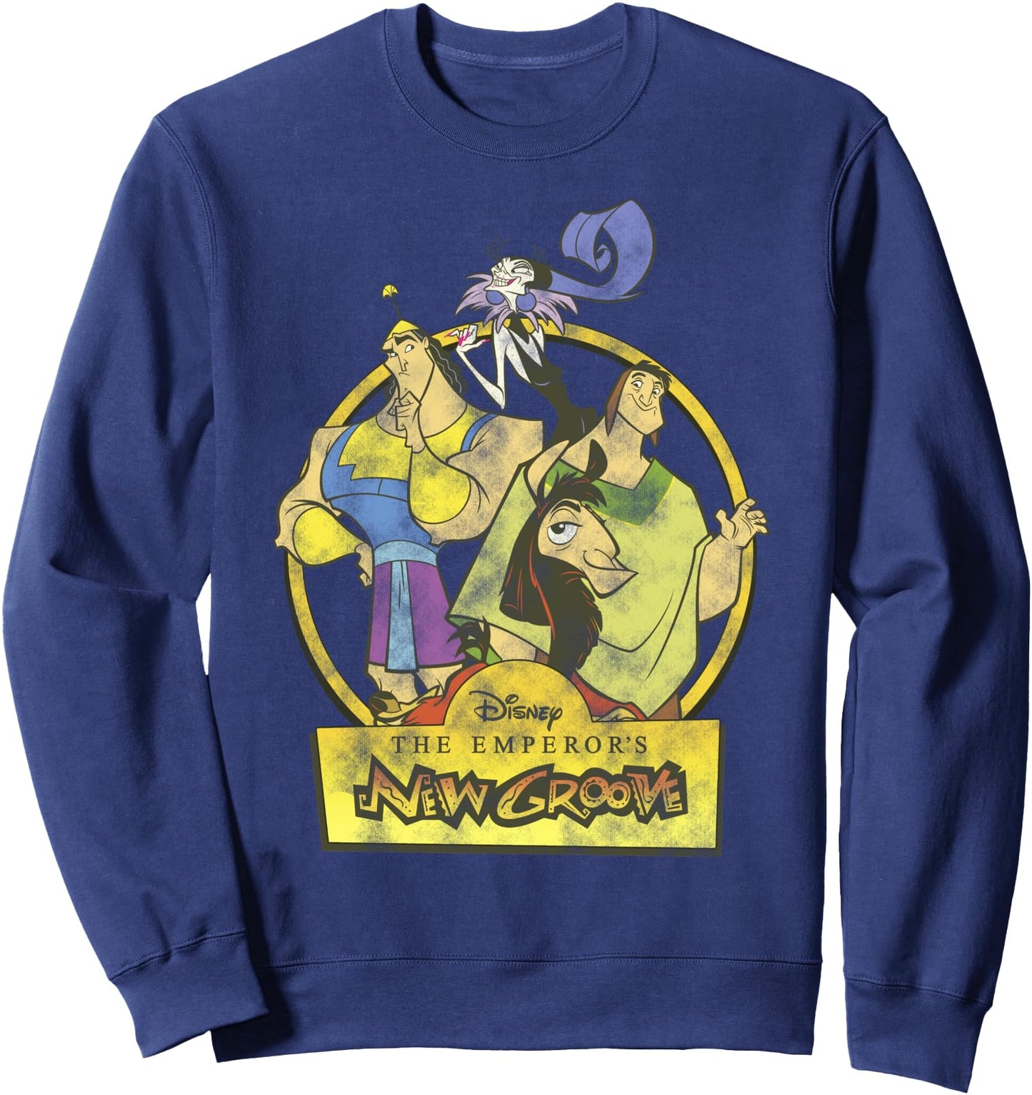 Disney The Emperor's New Groove Group Shot Portrait Sweatshirt