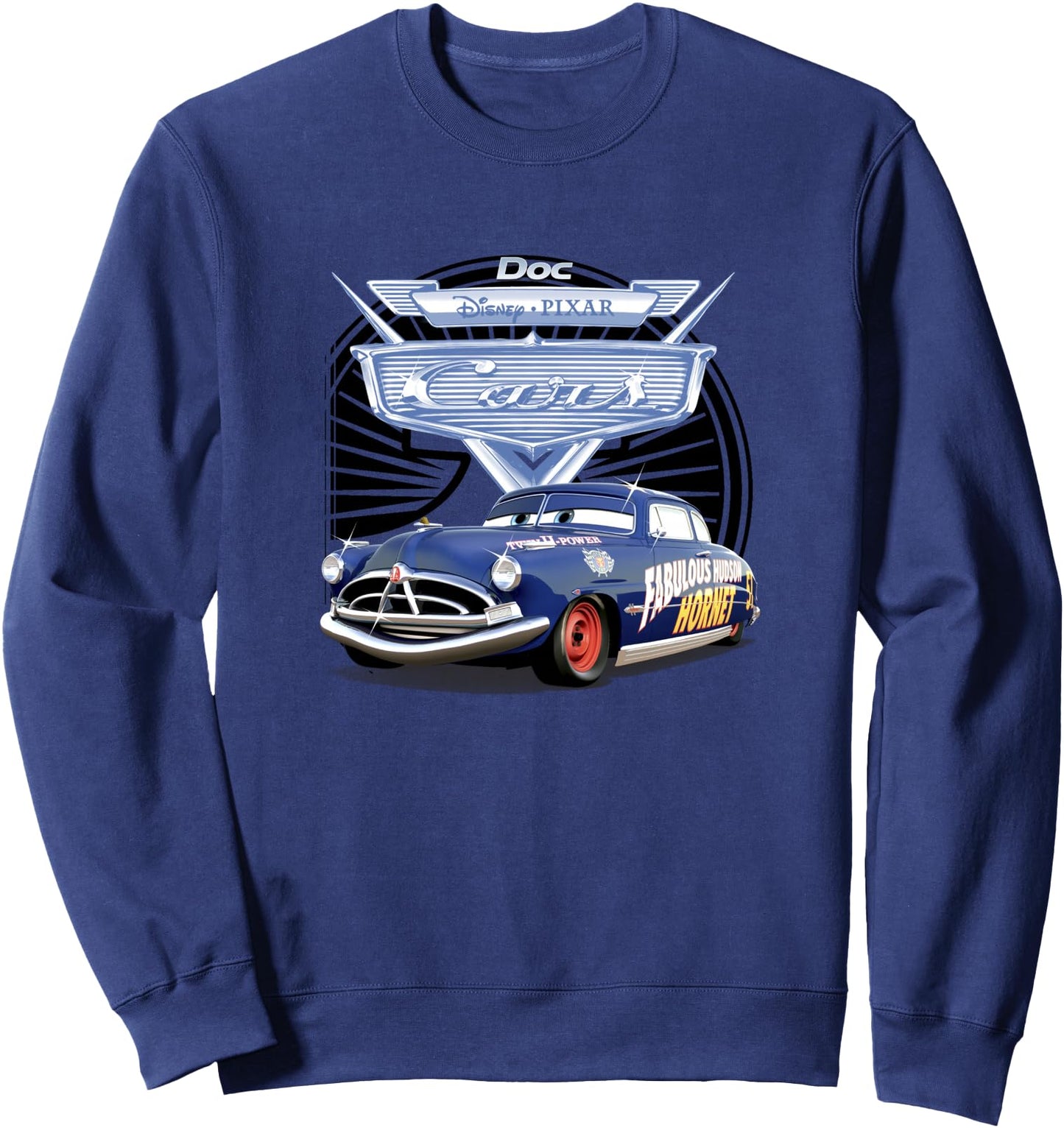 Disney Pixar Cars Fabulous Hudson Hornet Portrait Sweatshirt
