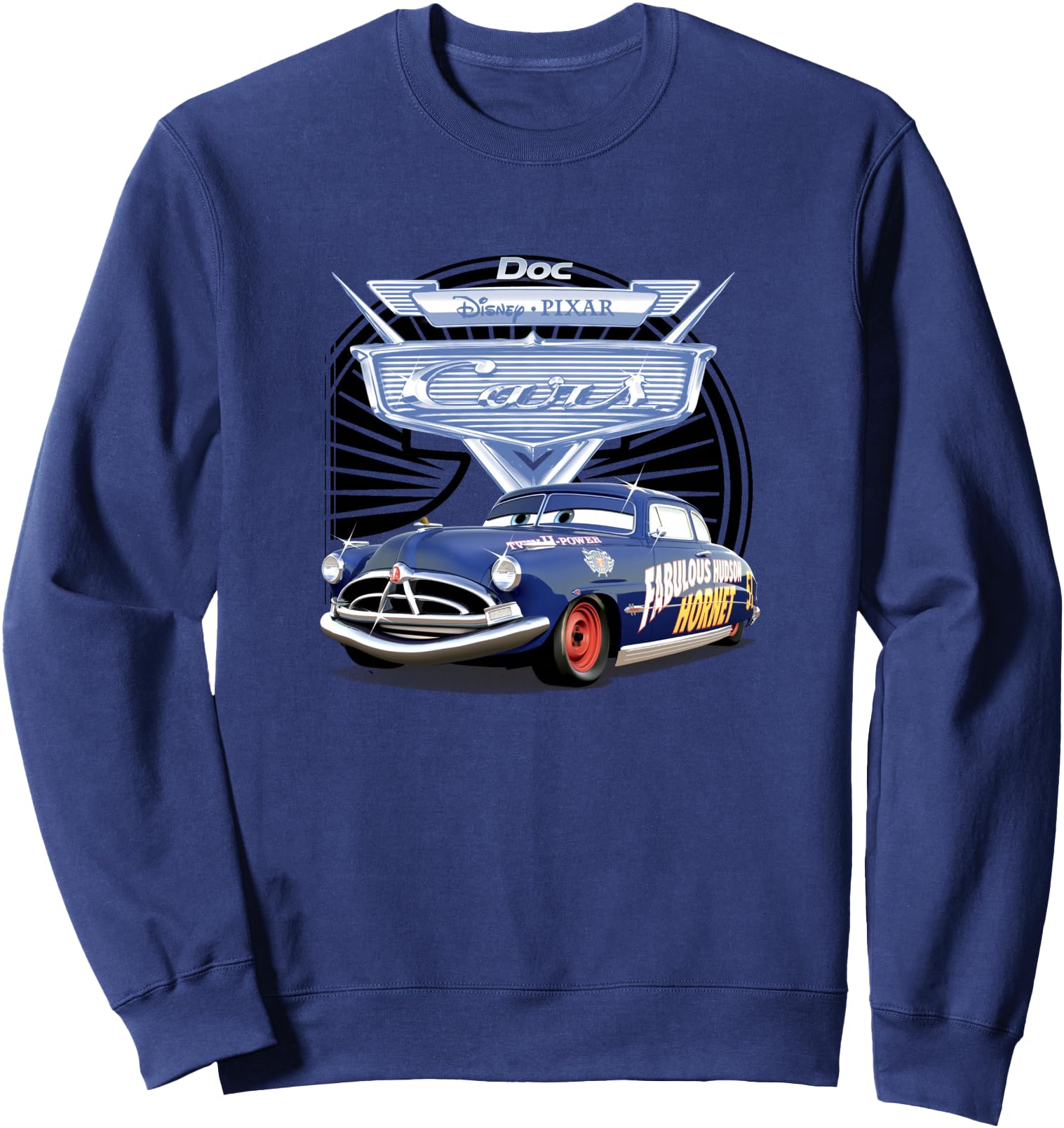 Disney Pixar Cars Fabulous Hudson Hornet Portrait Sweatshirt