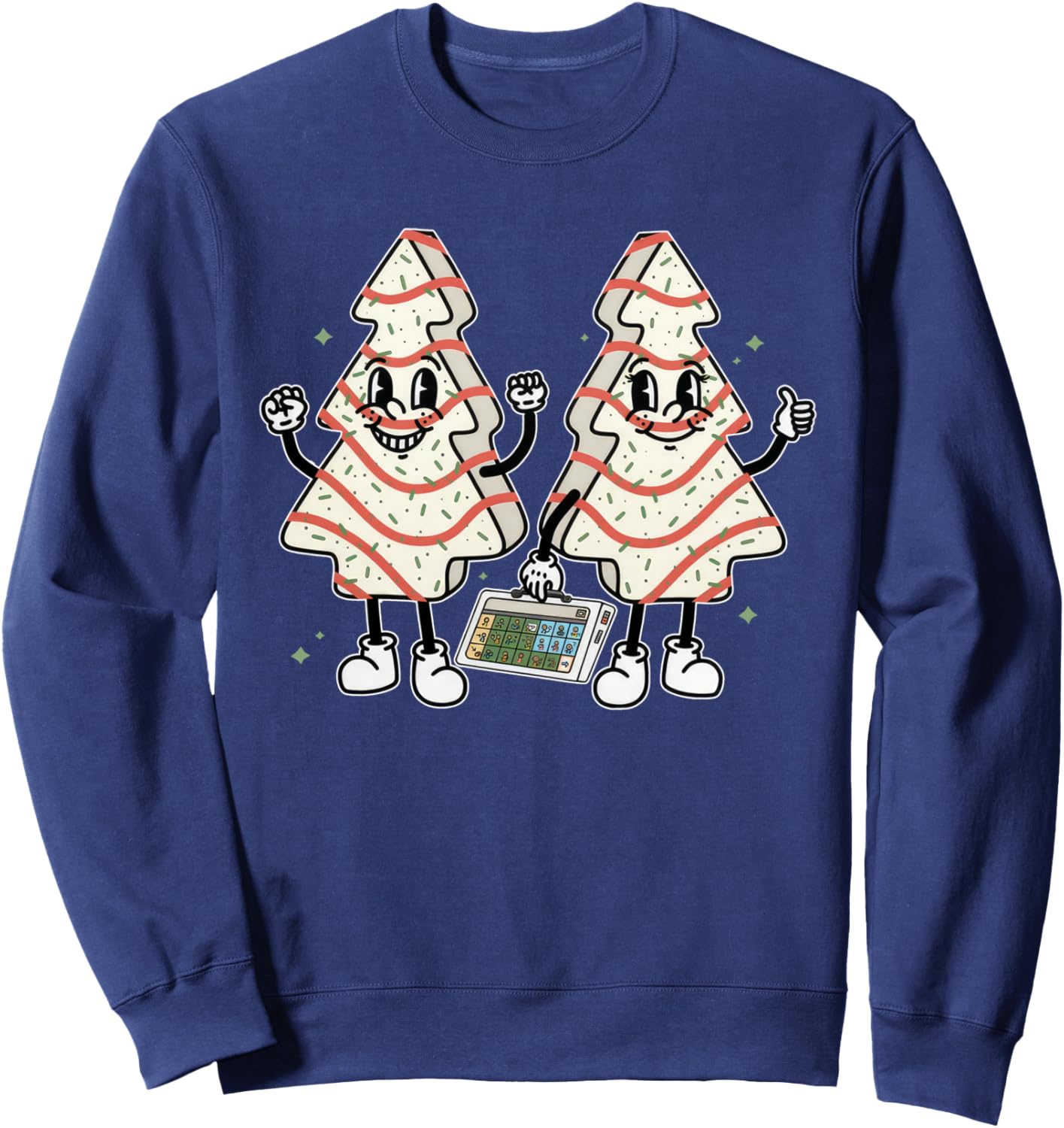 Speech Pathologist SLP AAC Tree Cakes Debbie Christmas Sweatshirt
