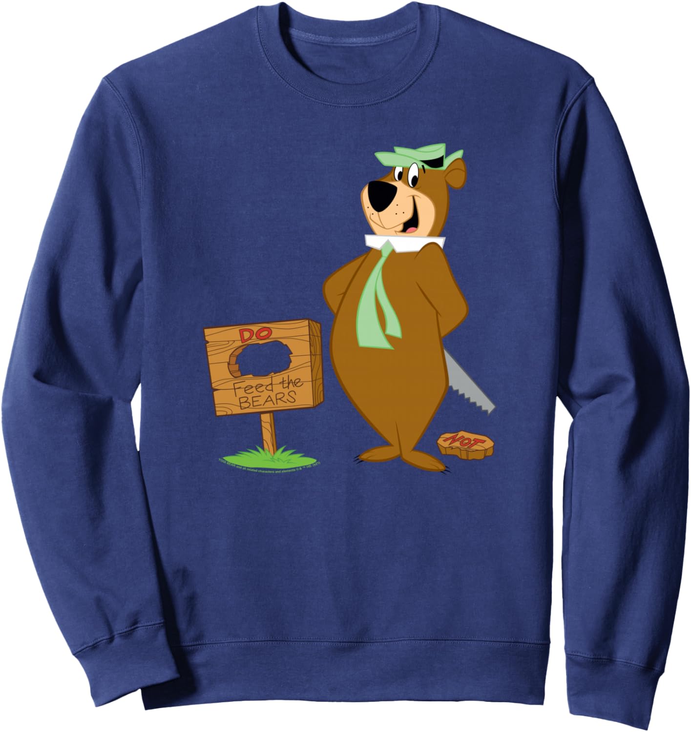 Yogi Bear Do Not Feed the Bears Sweatshirt