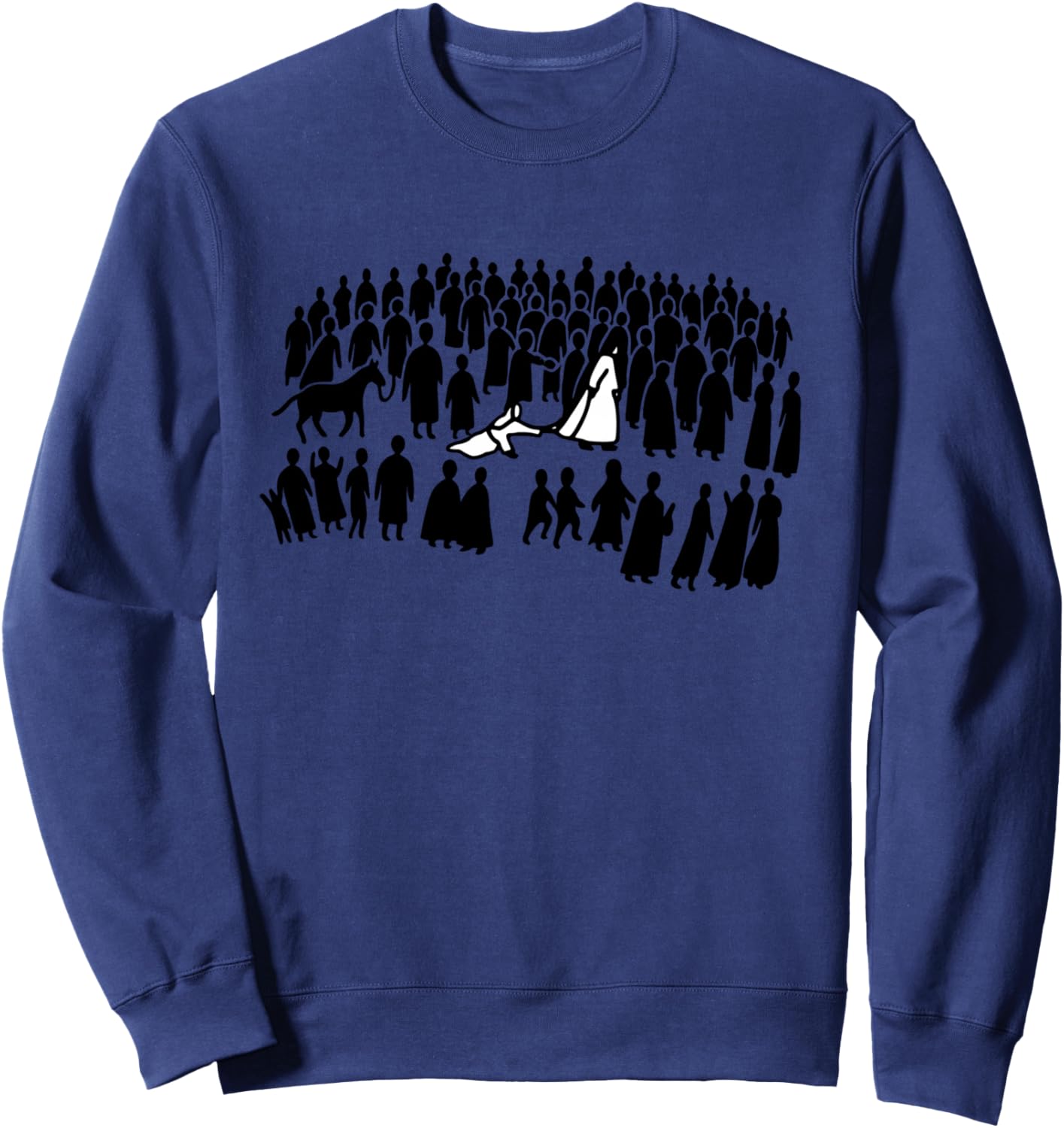 Touching the Hem of His Garment Jesus Healing Scene Sweatshirt