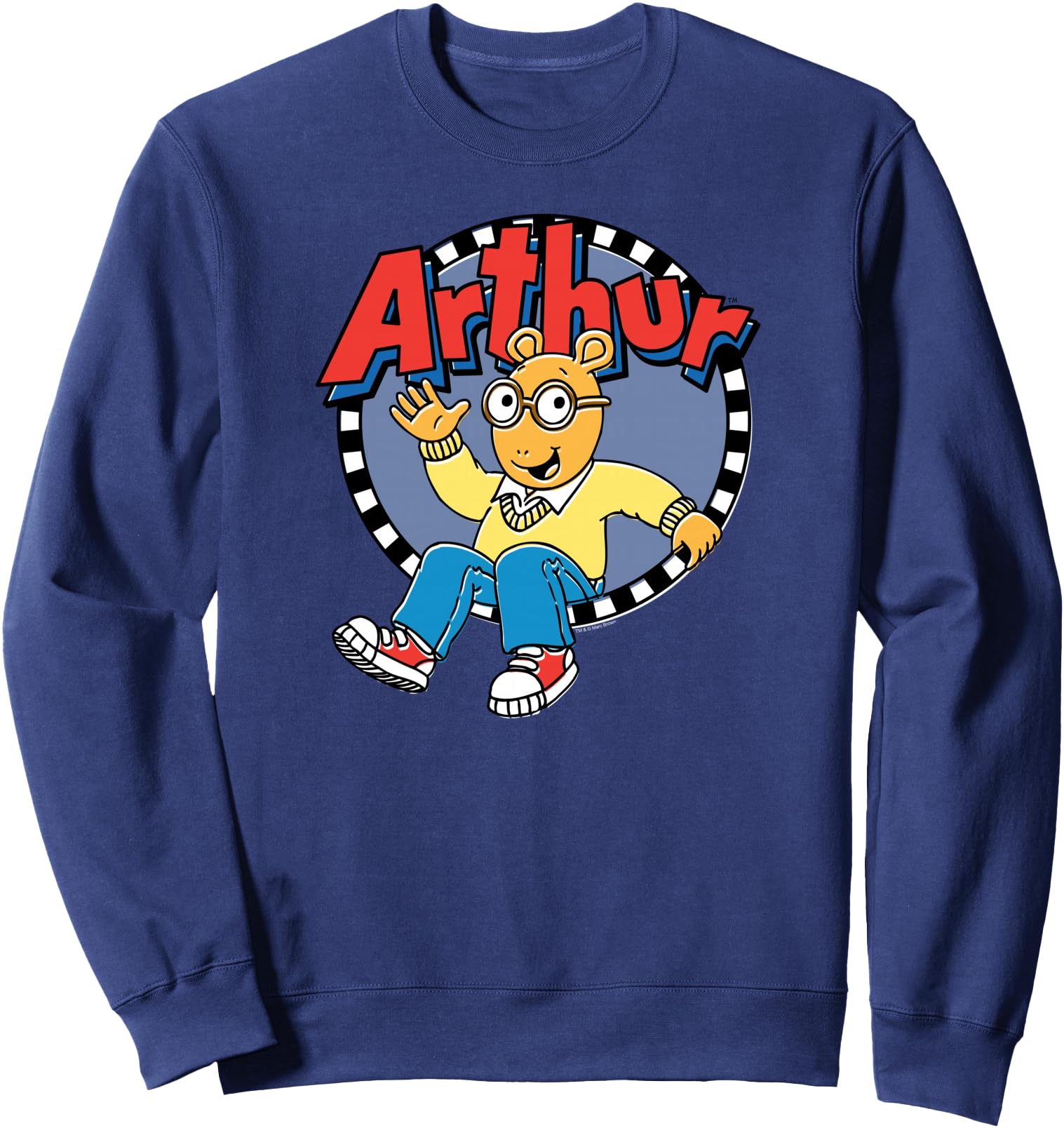 Arthur Non Distressed Arthur Waving Logo Sweatshirt
