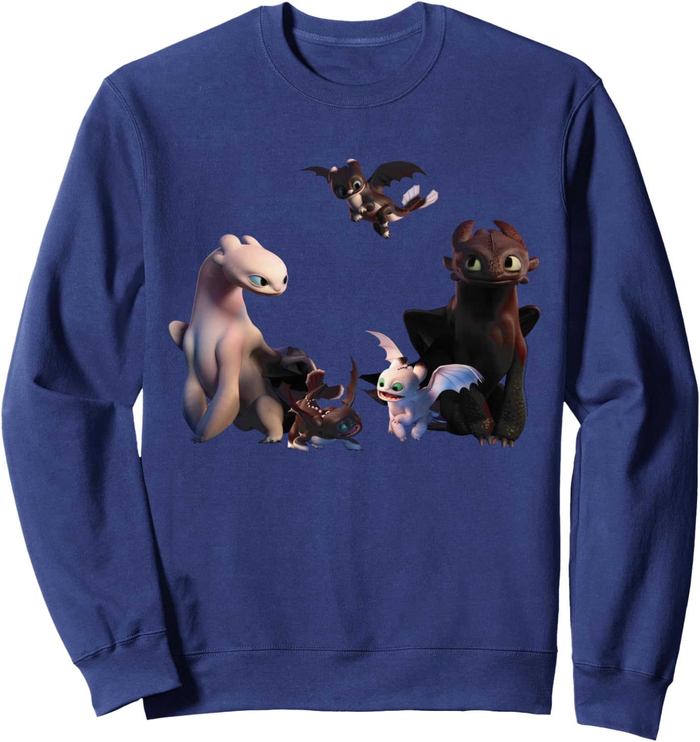 How to Train Your Dragon 3 Night Fury Family Sweatshirt