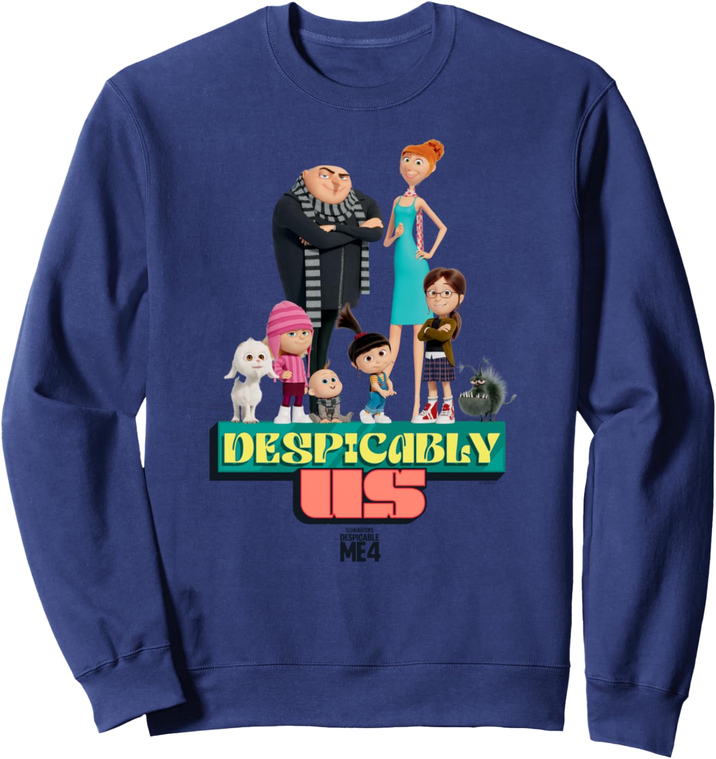 Minions Despicable Me 4 Despicably Us Gru & Family Sweatshirt