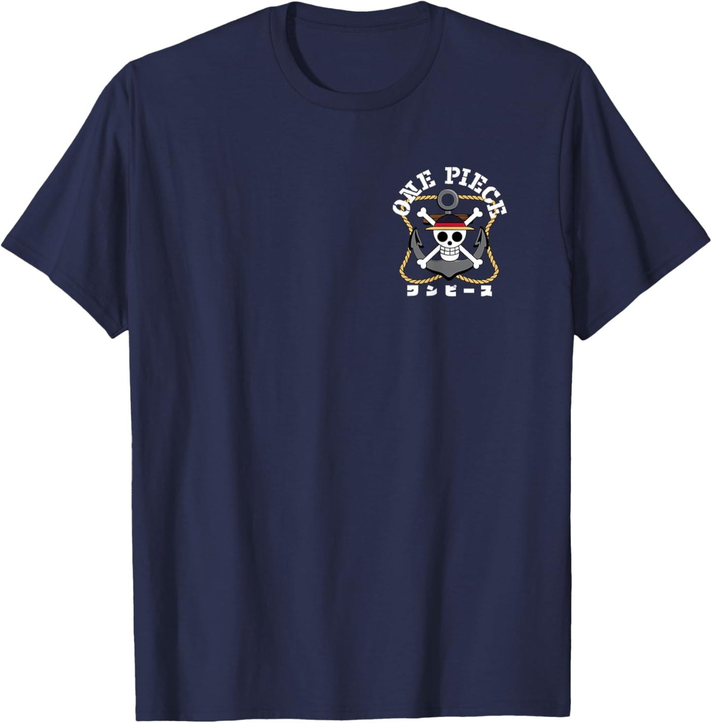 One Piece Anime Front and Back Anchor Logo and Crew Items