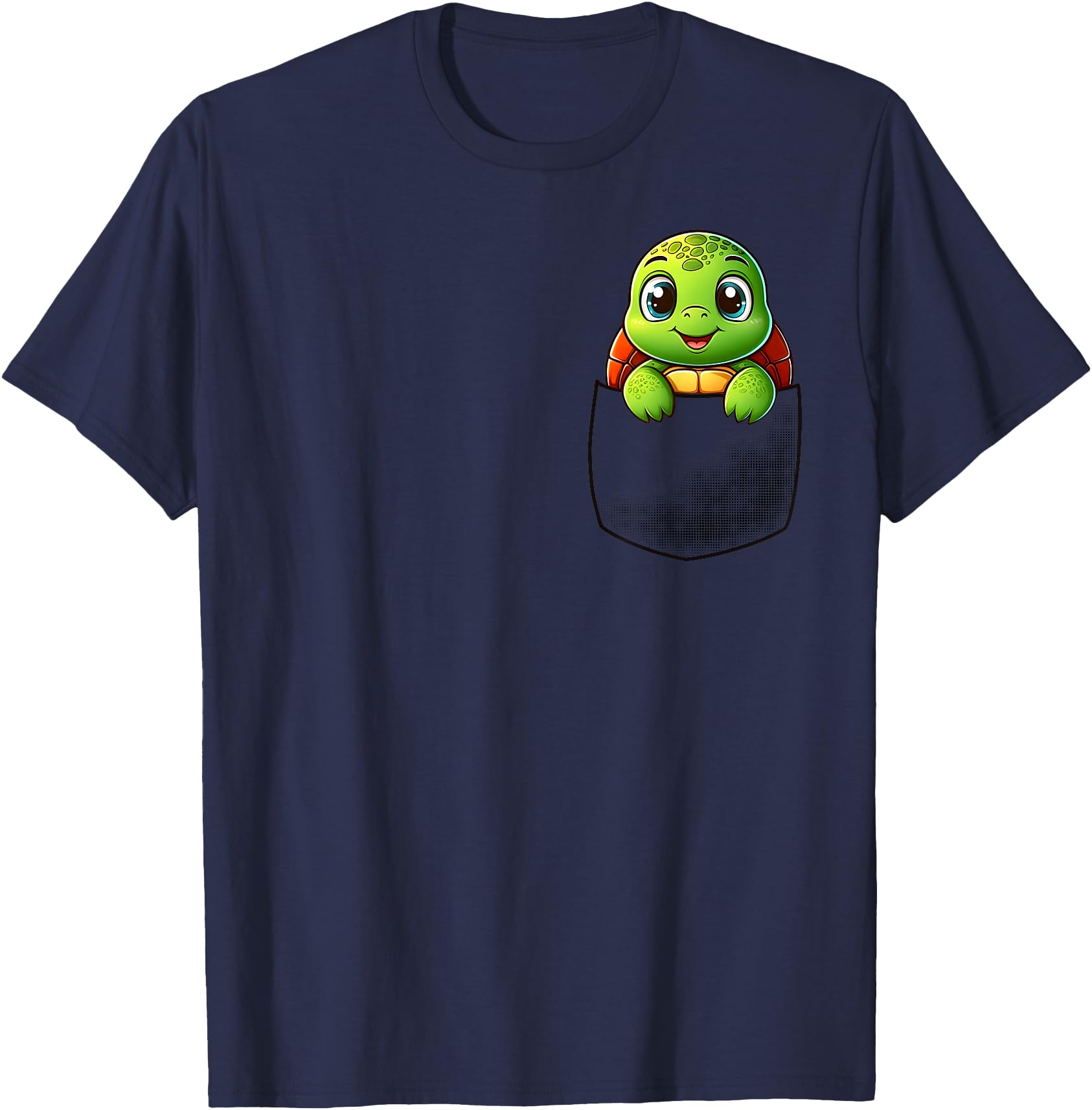 Adorable Turtle in Pocket for, Boys, Girls, Women