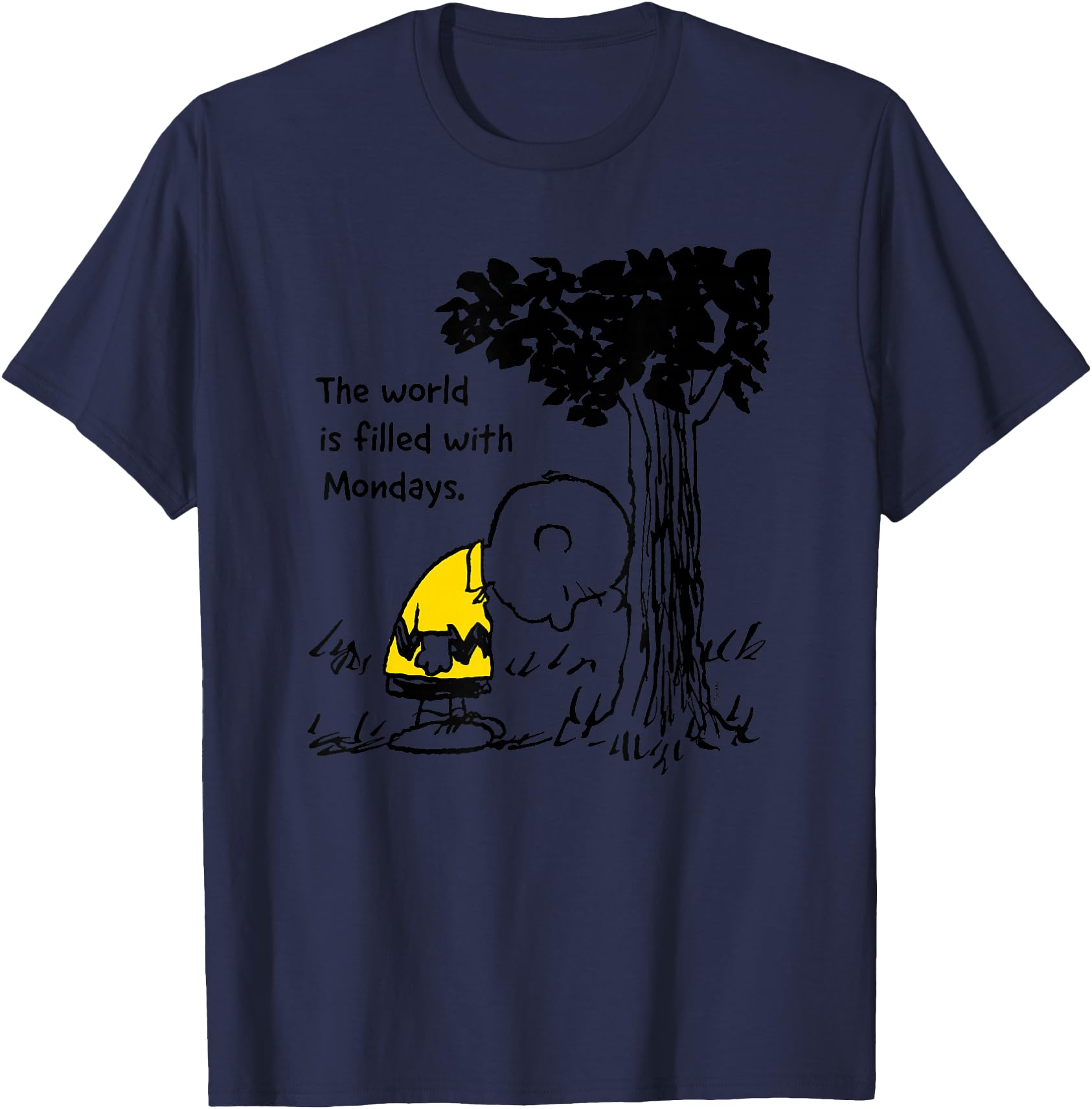 Peanuts - Charlie Brown The World Is Filled With Mondays