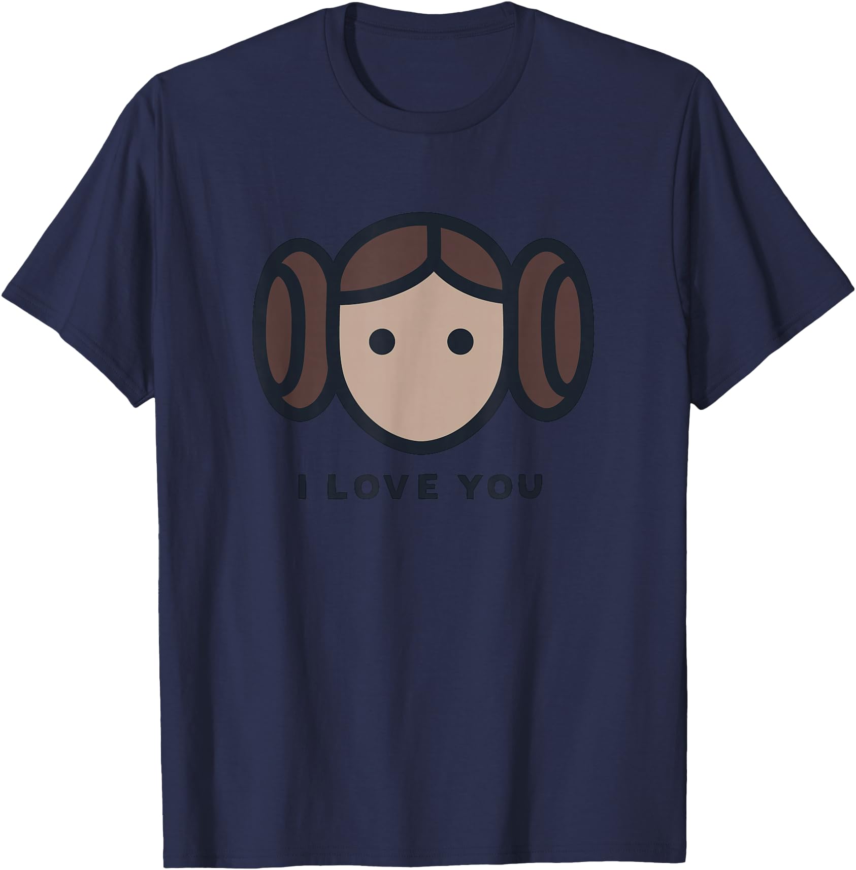Star Wars Cartoon Princess Leia I Love You