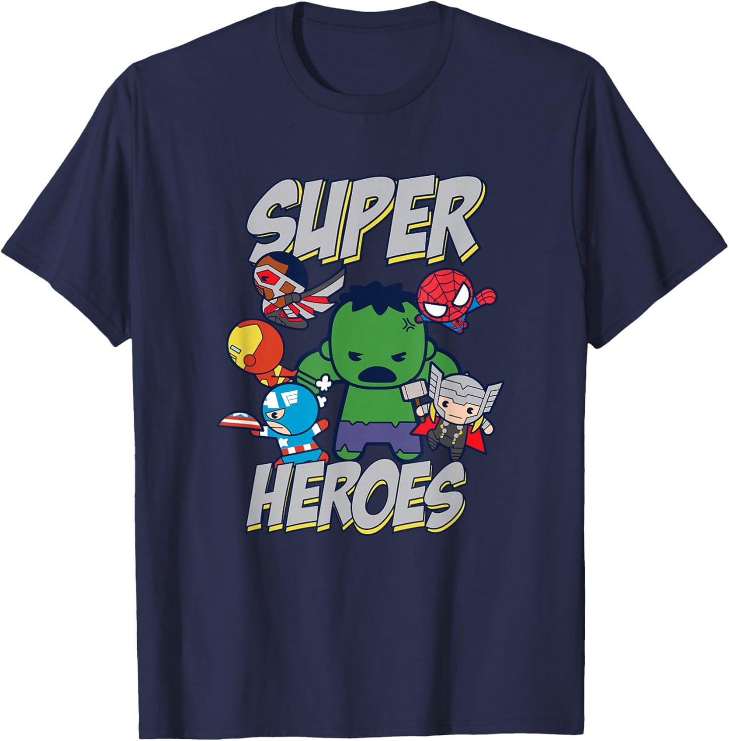 Marvel Kawaii Super Heroes Chibi Avengers Group Shot
