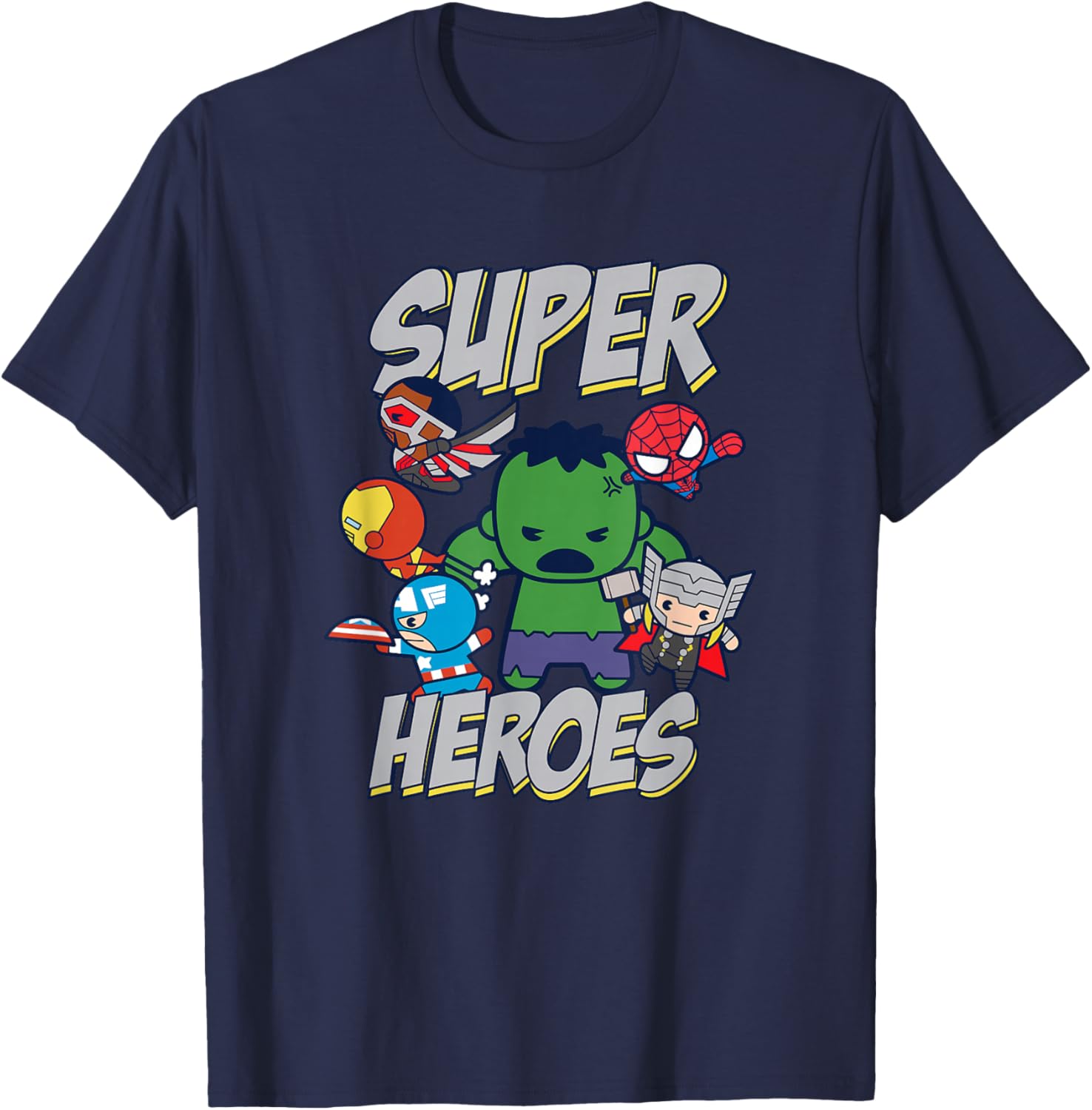Marvel Kawaii Super Heroes Chibi Avengers Group Shot