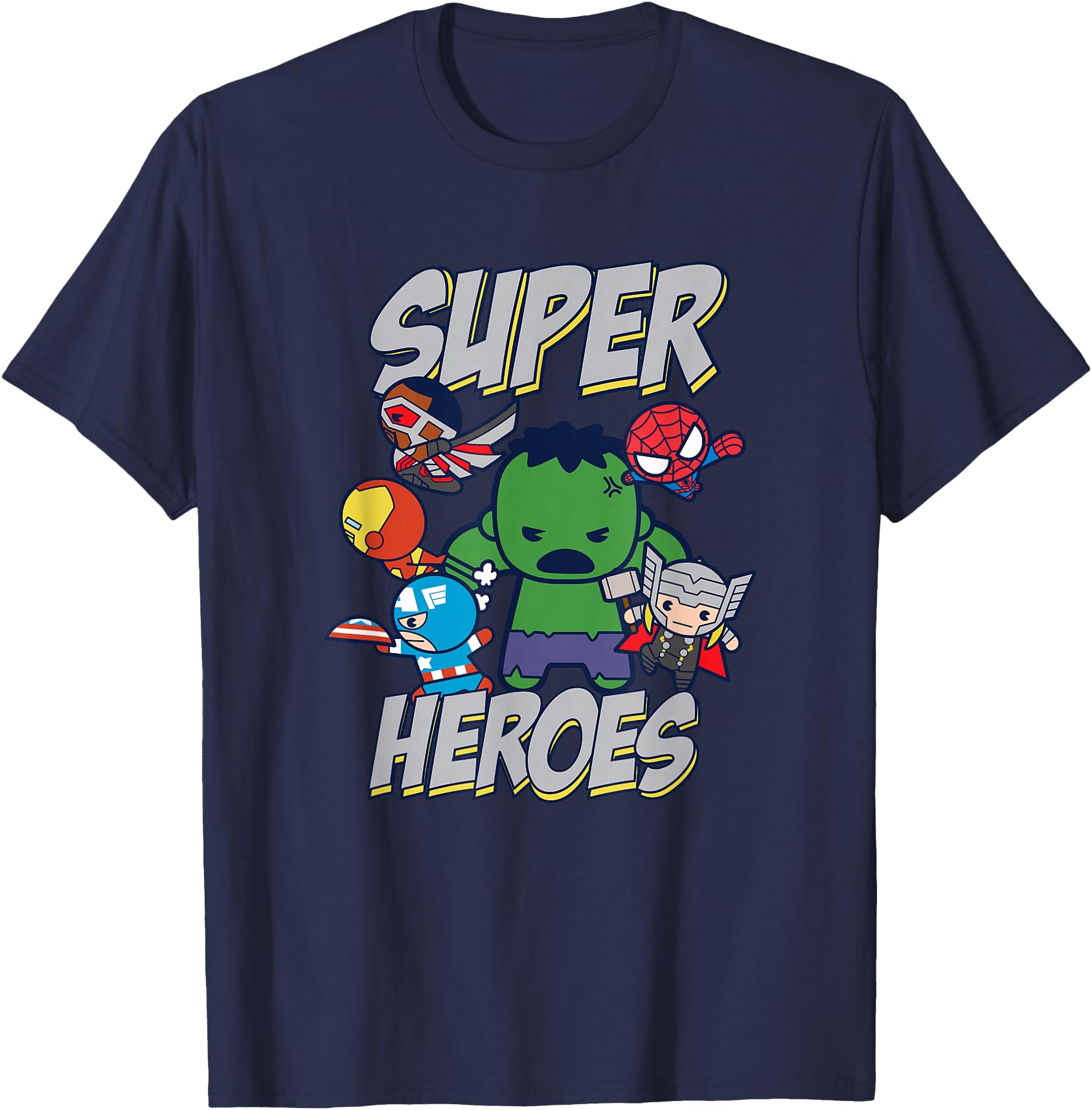 Marvel Kawaii Super Heroes Chibi Avengers Group Shot
