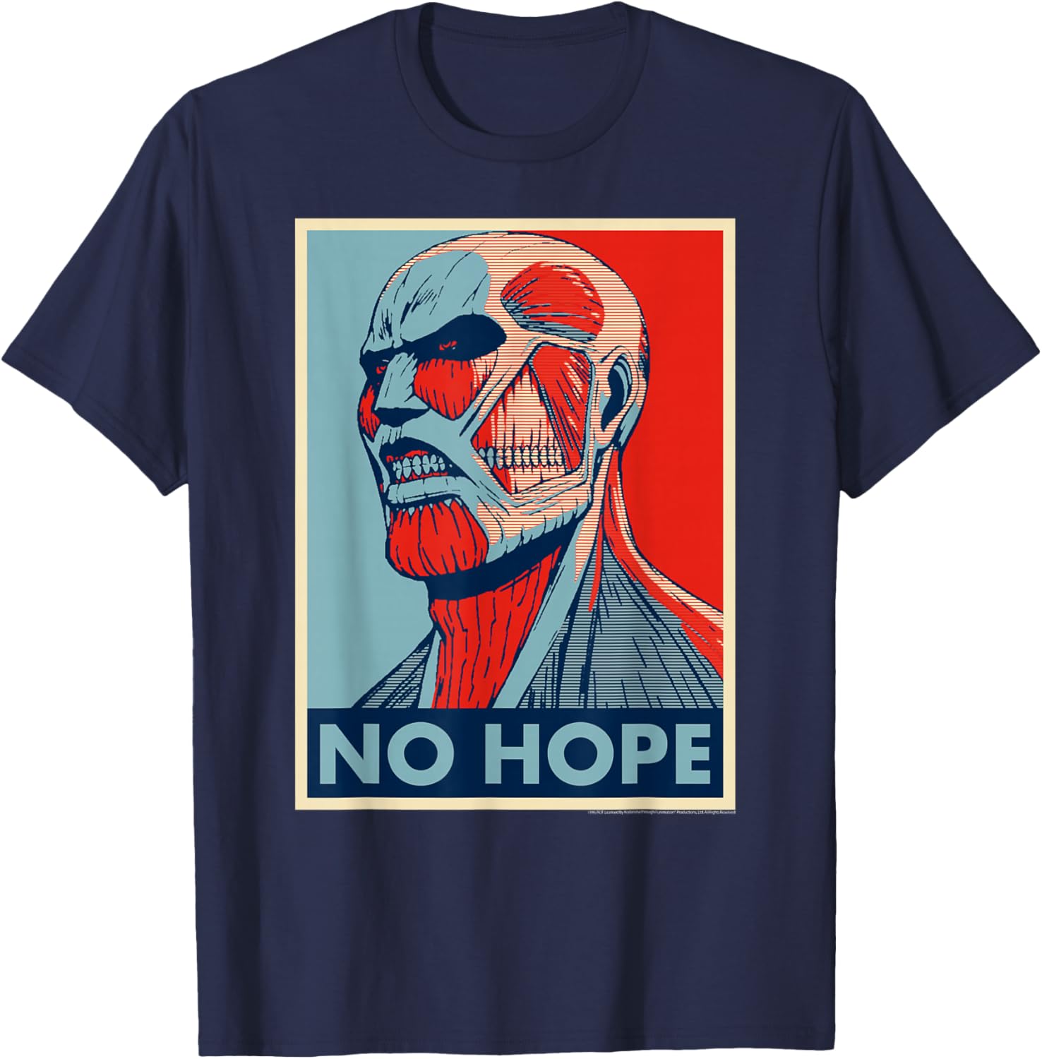 Attack on Titan Colossus Titan No Hope Poster Art Anime