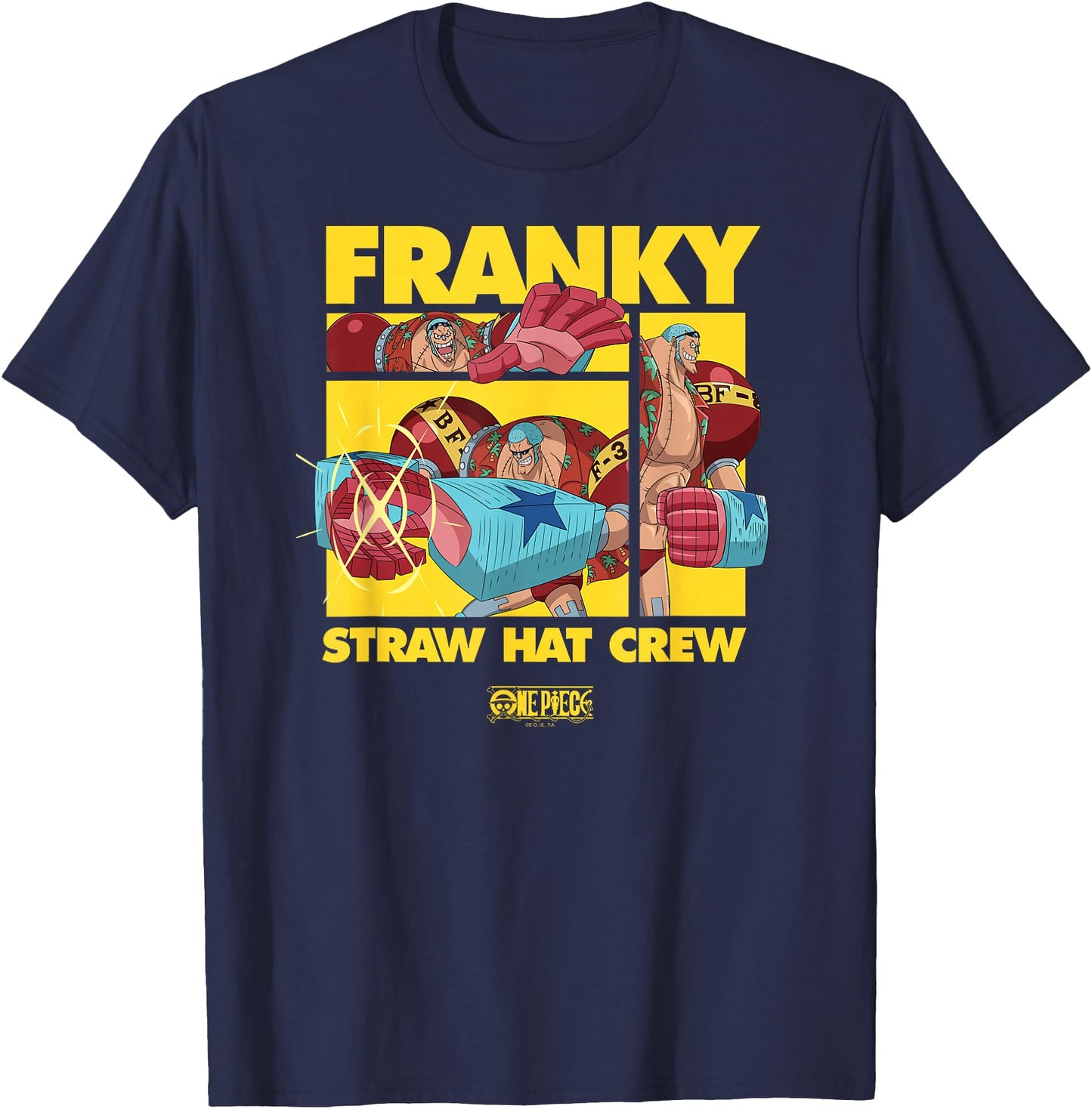 One Piece Anime Straw Hat Crew Franky Collage