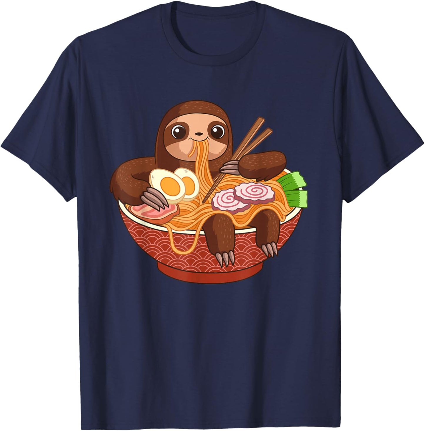 Kawaii Cute Anime Sloth Otaku Japanese Ramen Noodles
