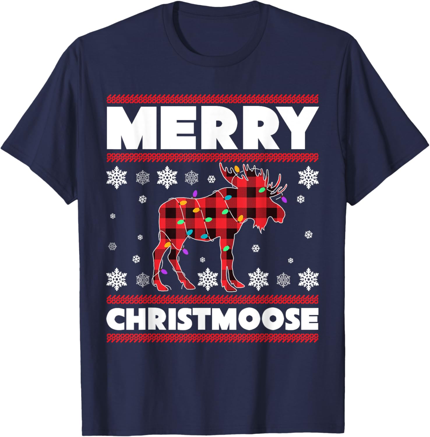 Merry Christmoose Christmas Moose Lover Xmas Holiday Gift