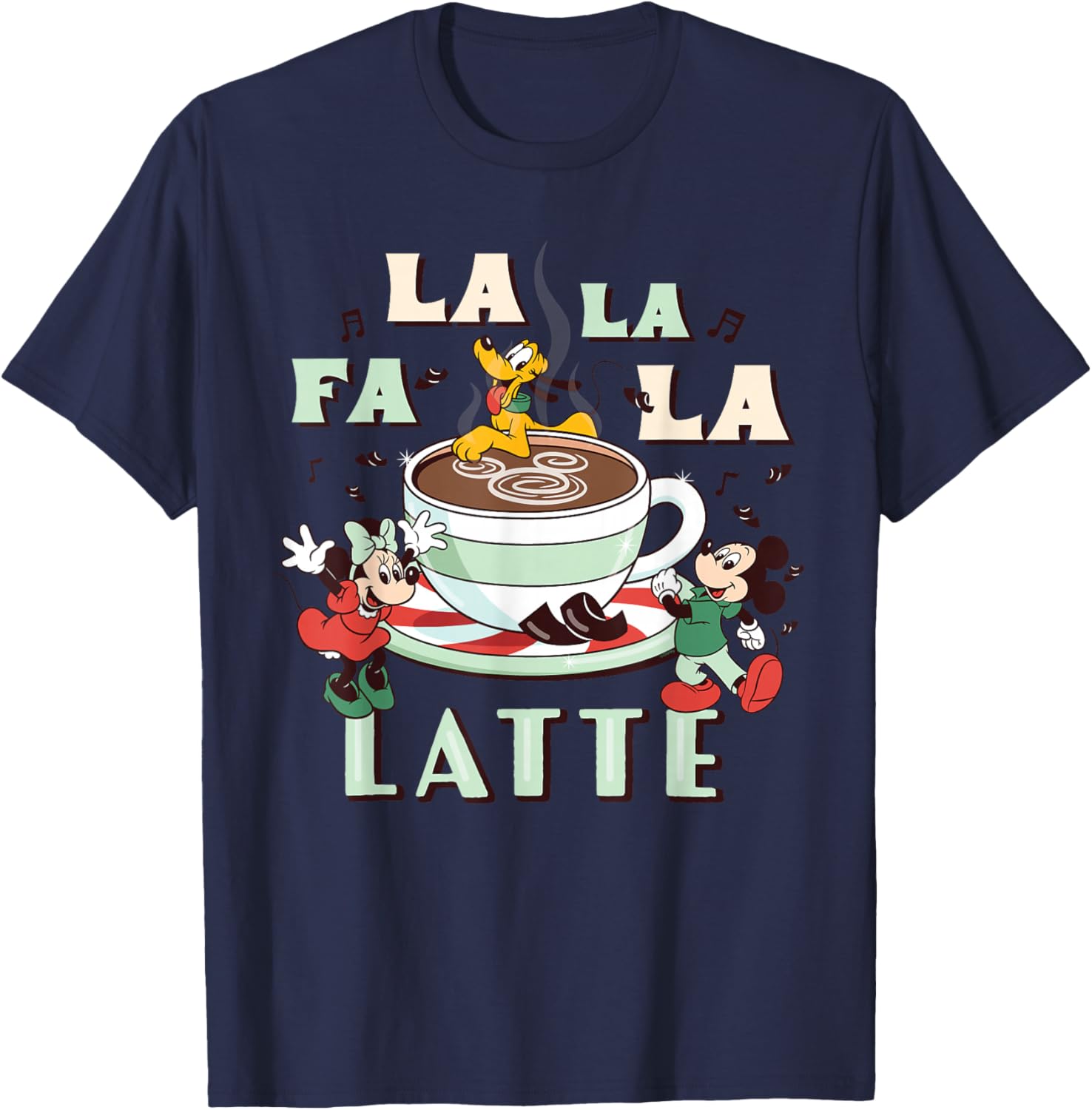 Disney Mickey & Minnie FA La La La Latte Christmas Coffee