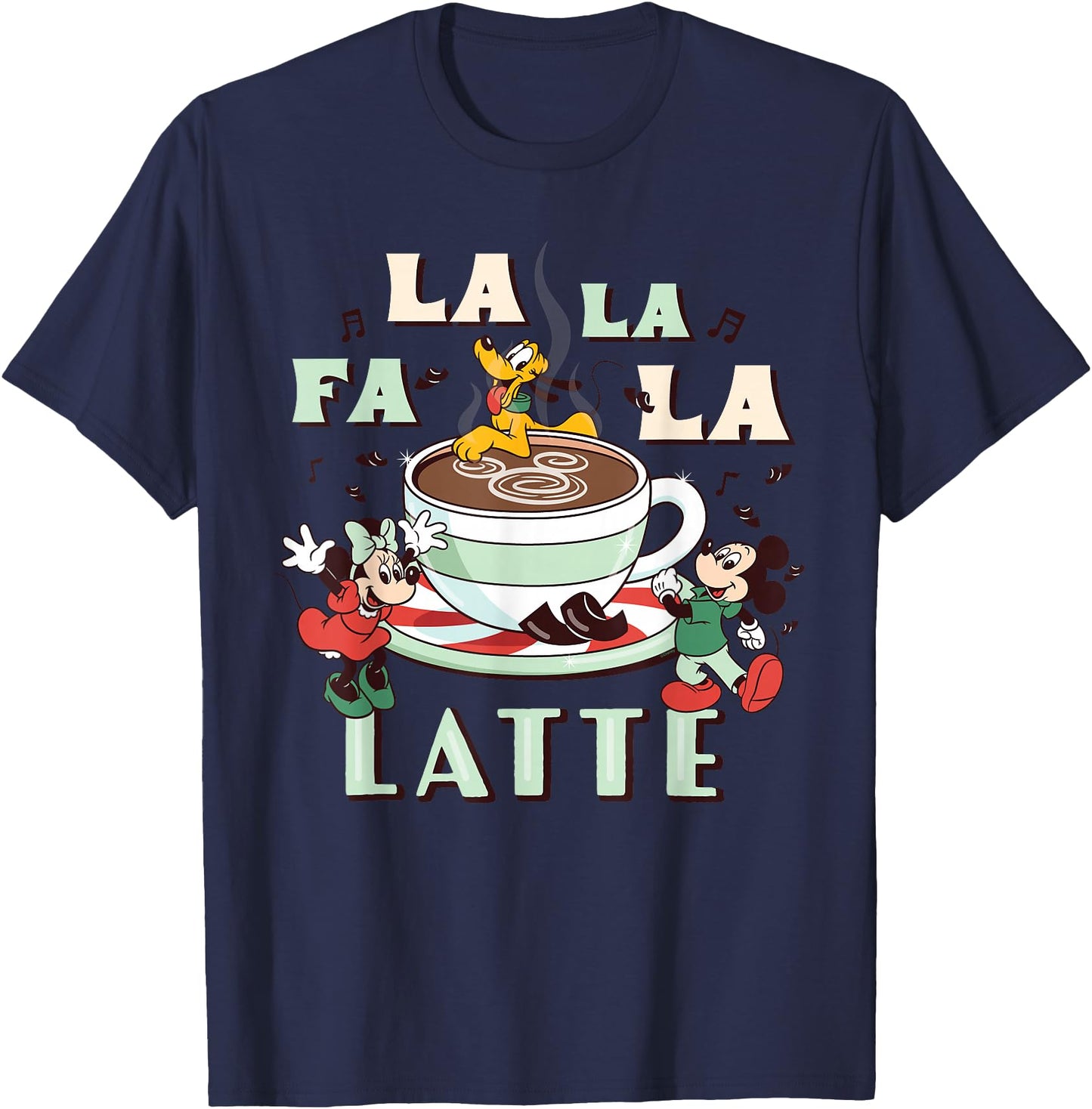 Disney Mickey & Minnie FA La La La Latte Christmas Coffee