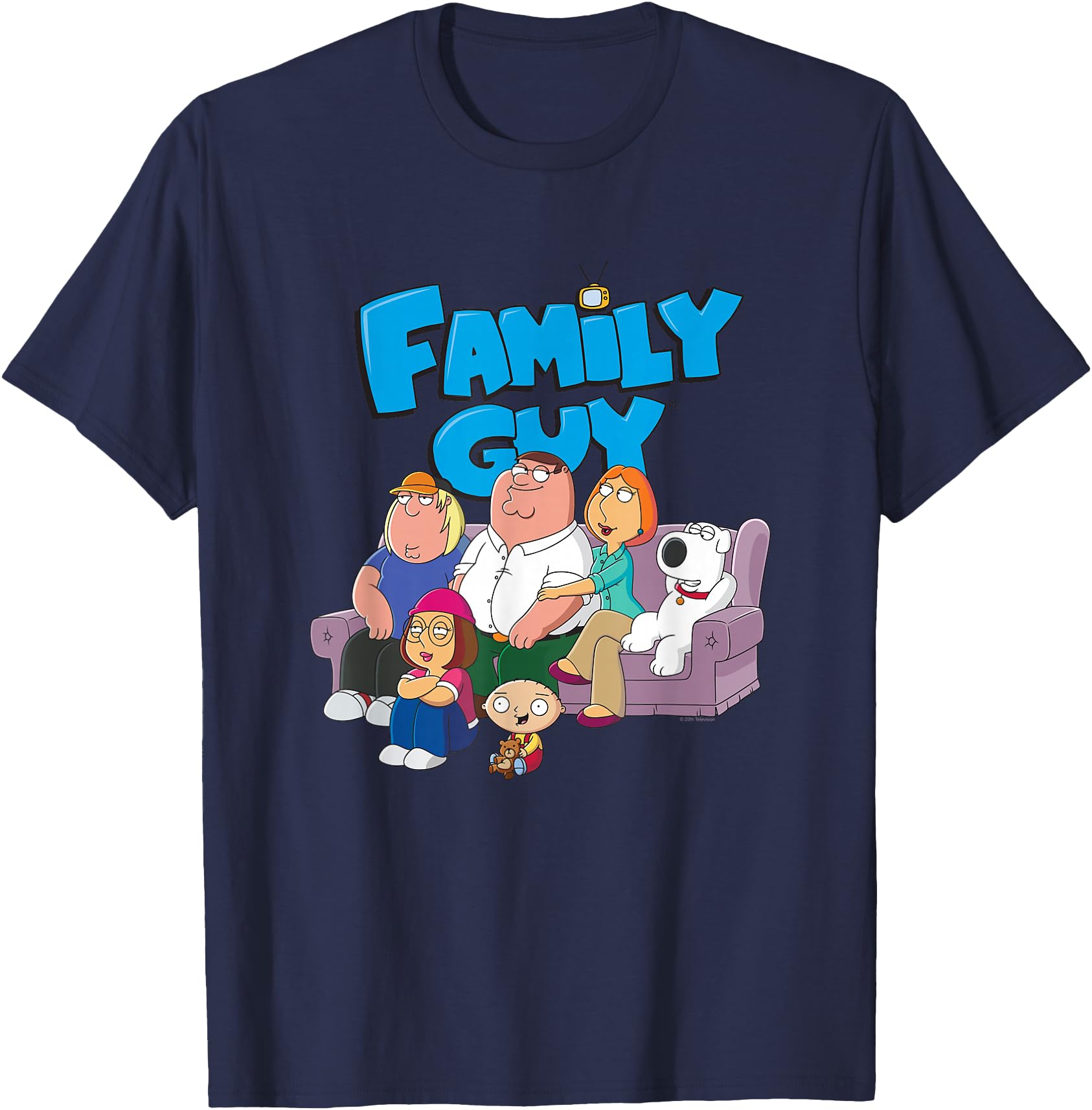 Family Guy Griffin Family with Logo Cartoon