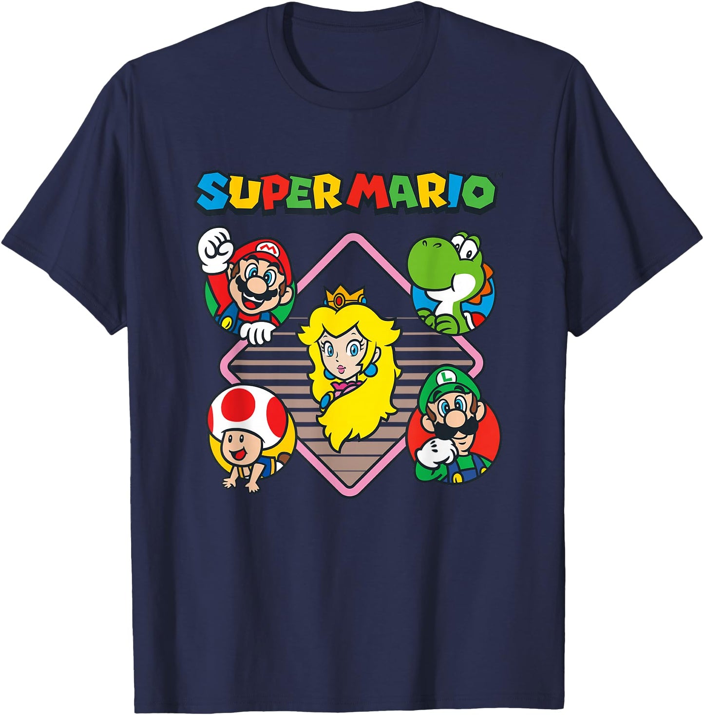 Super Mario Bros Vintage Princess Peach & Friends