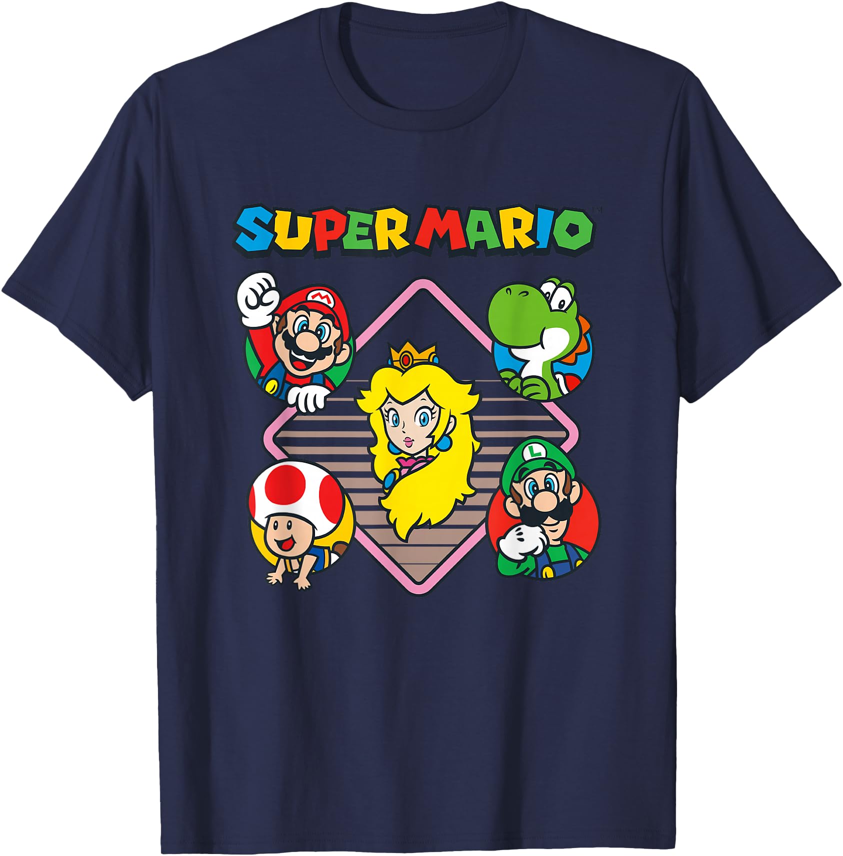 Super Mario Bros Vintage Princess Peach & Friends