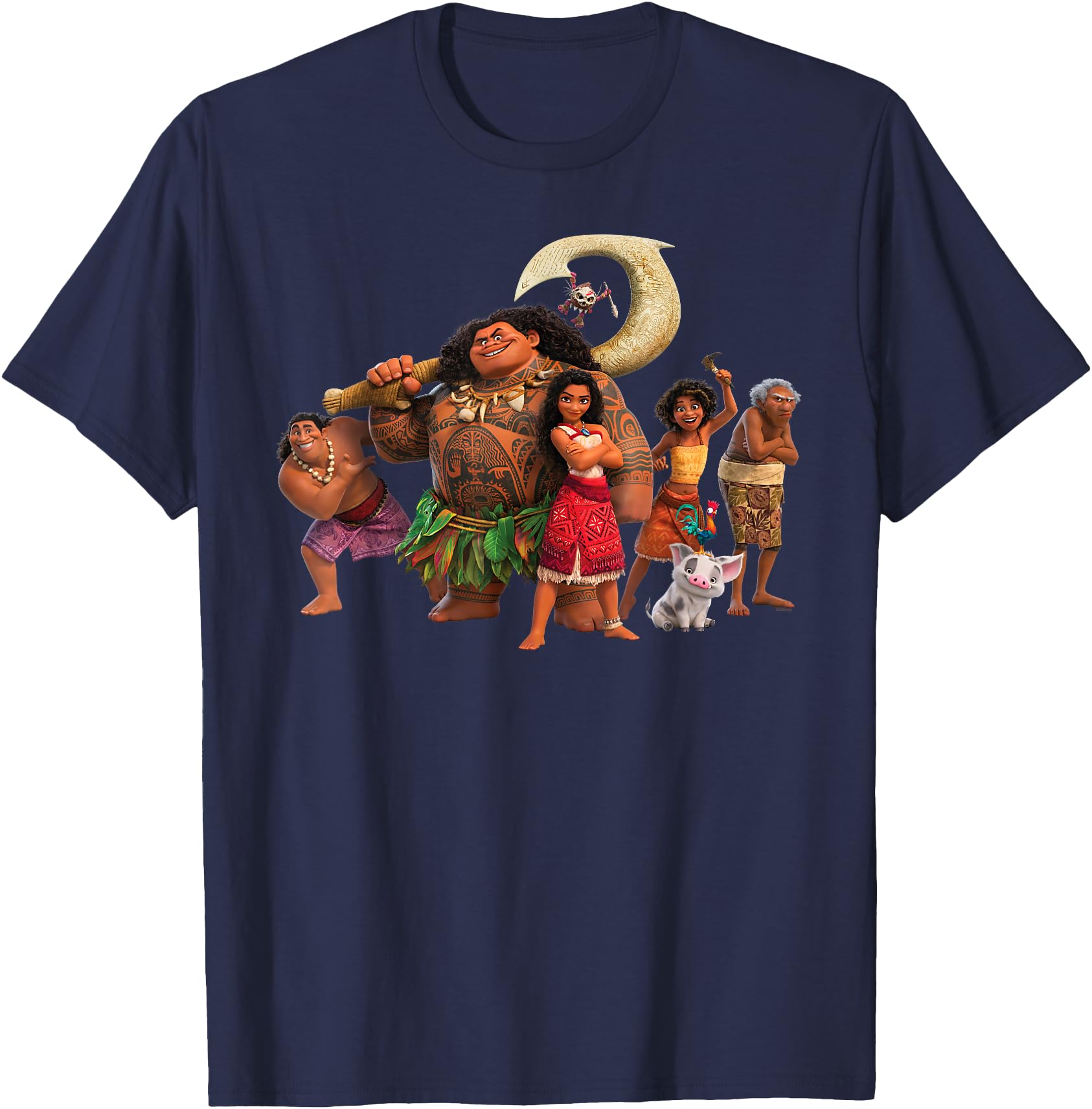 Disney Moana 2 Moana's Ocean Adventure Crew Group Together