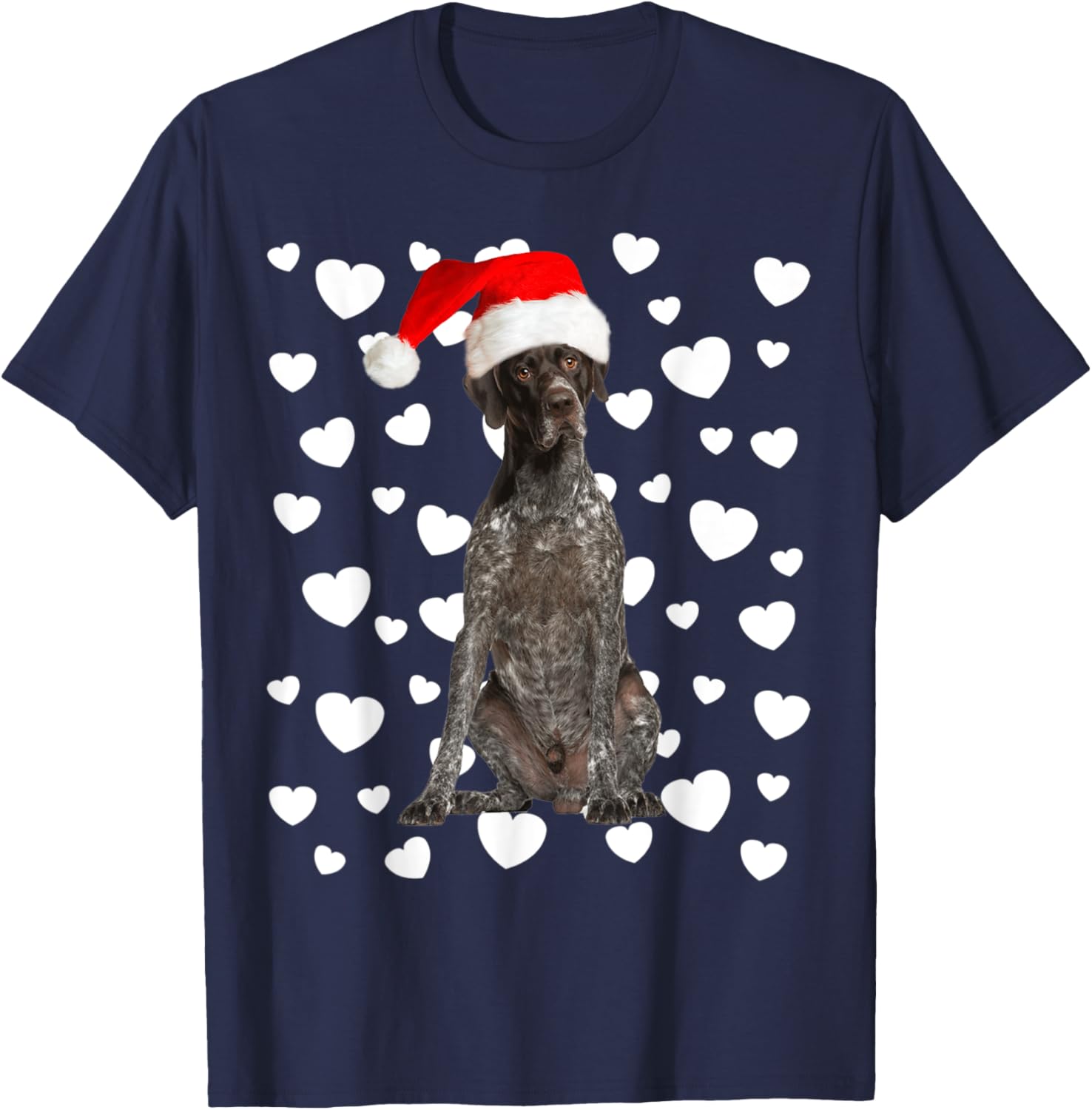 Christmas German Shorthaired Pointer Santa Hat GSP Dog Xmas