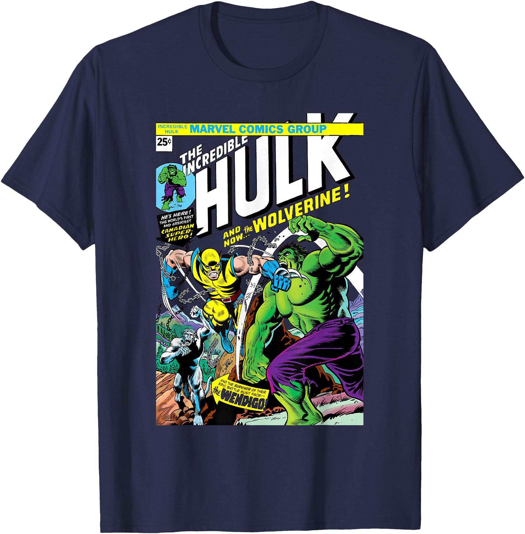 Marvel Comics Retro Classic Hulk & Wolverine Comic Poster