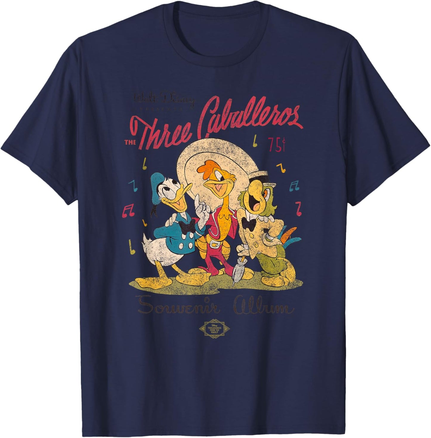 Disney The Three Caballeros Donald Duck Vintage Distressed